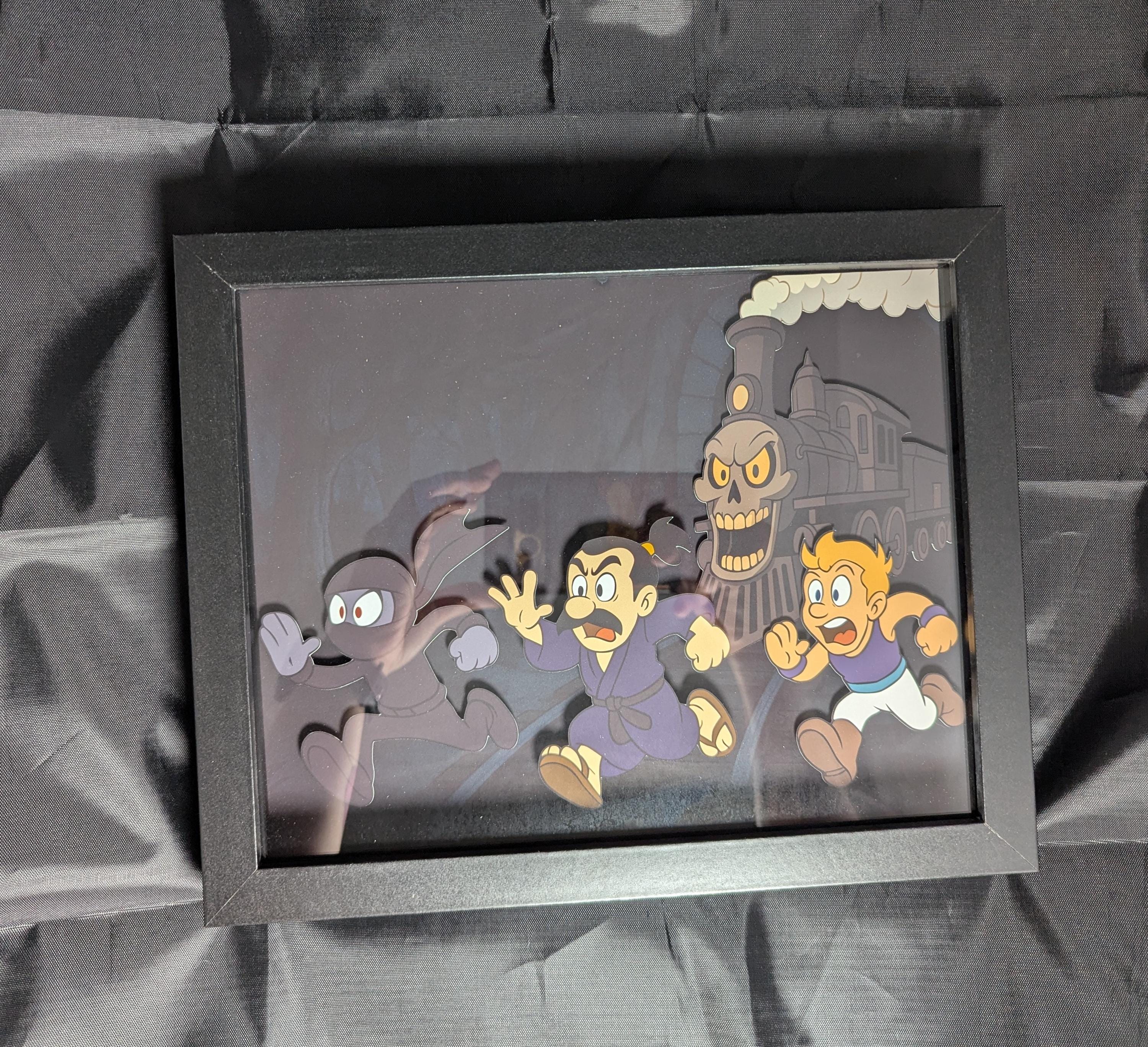 Layered Shadow Box Art