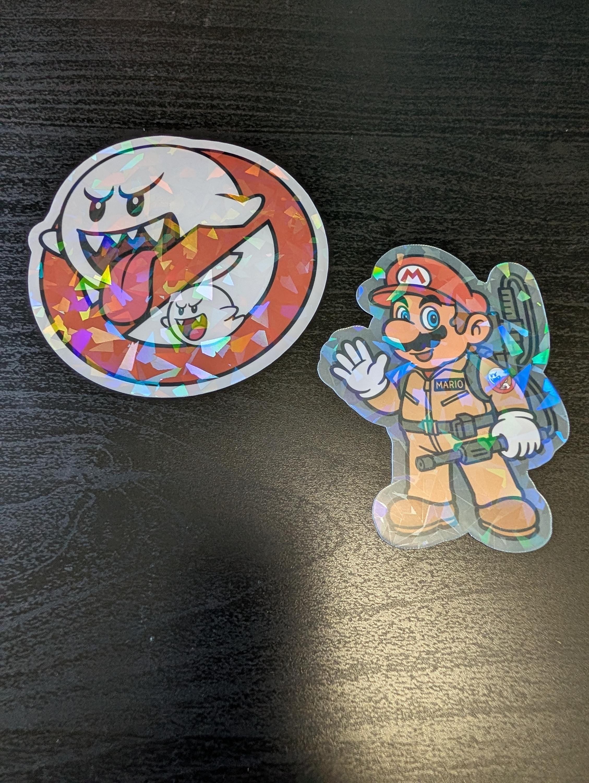 Super Mario Inspired Halloween Party Stickers