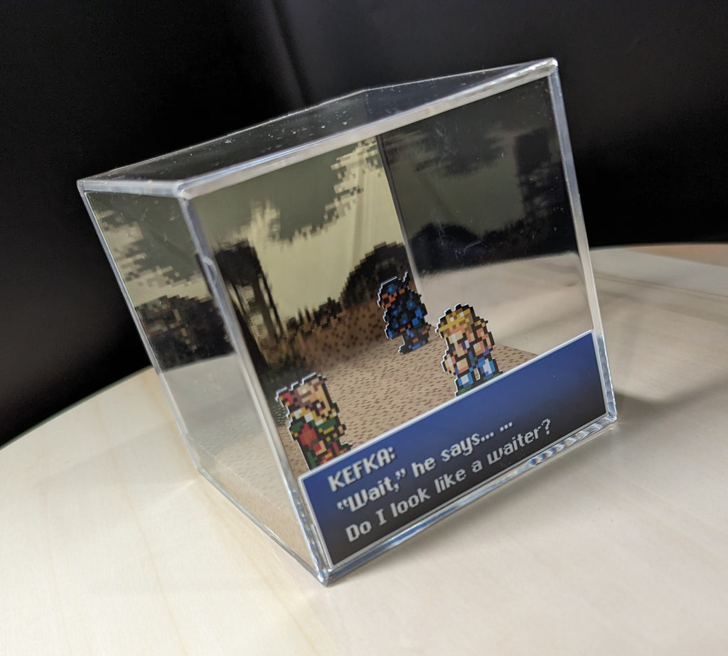 Kefka "Waiter" Diorama Cube