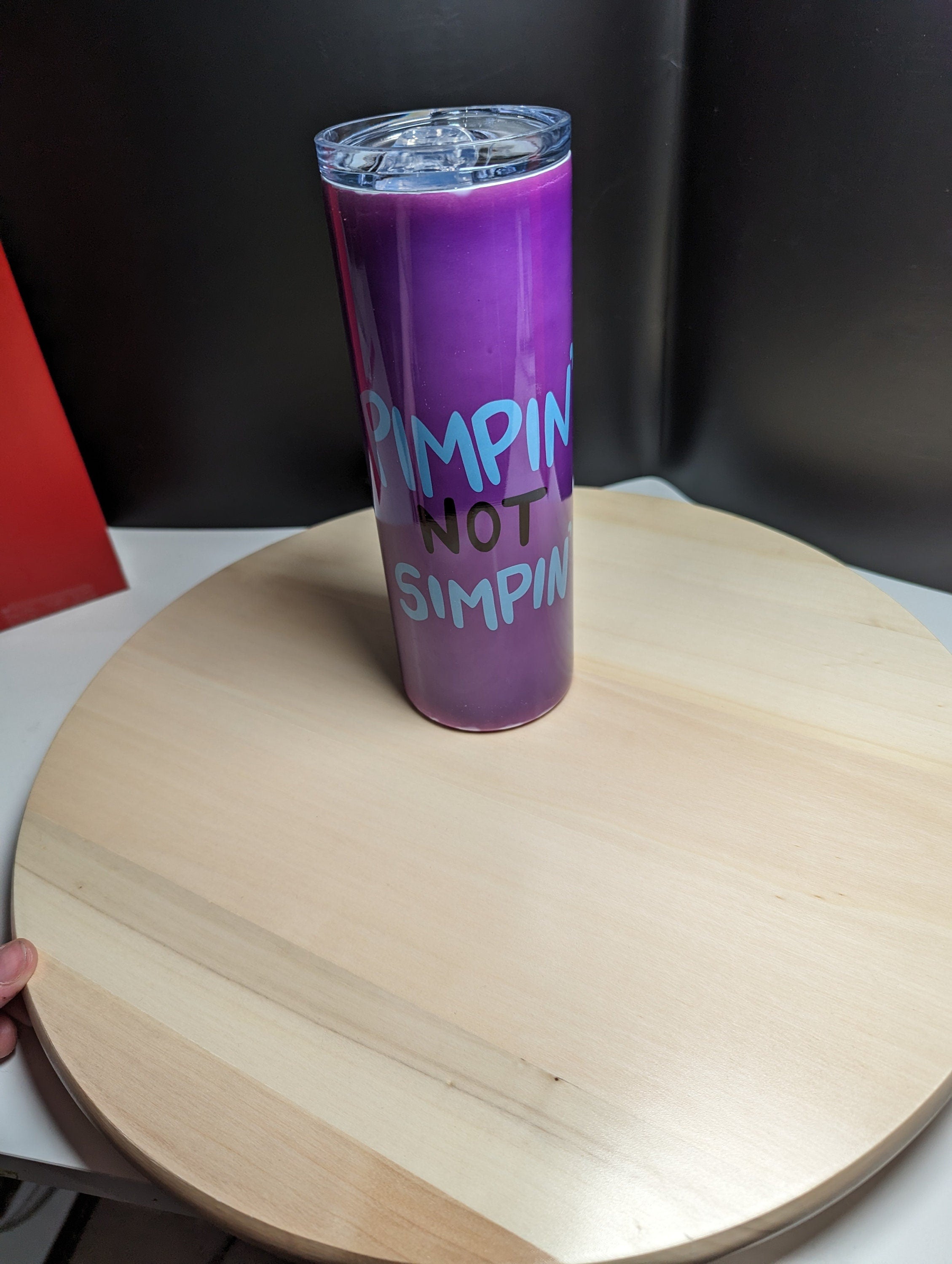 Pimpin Not Simpin Hazbin Hotel Inspired Tumbler