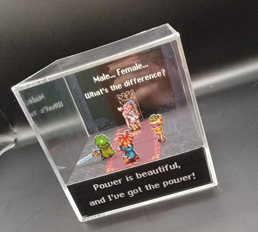 Chrono Trigger Diorama Cube: Flea Encounter