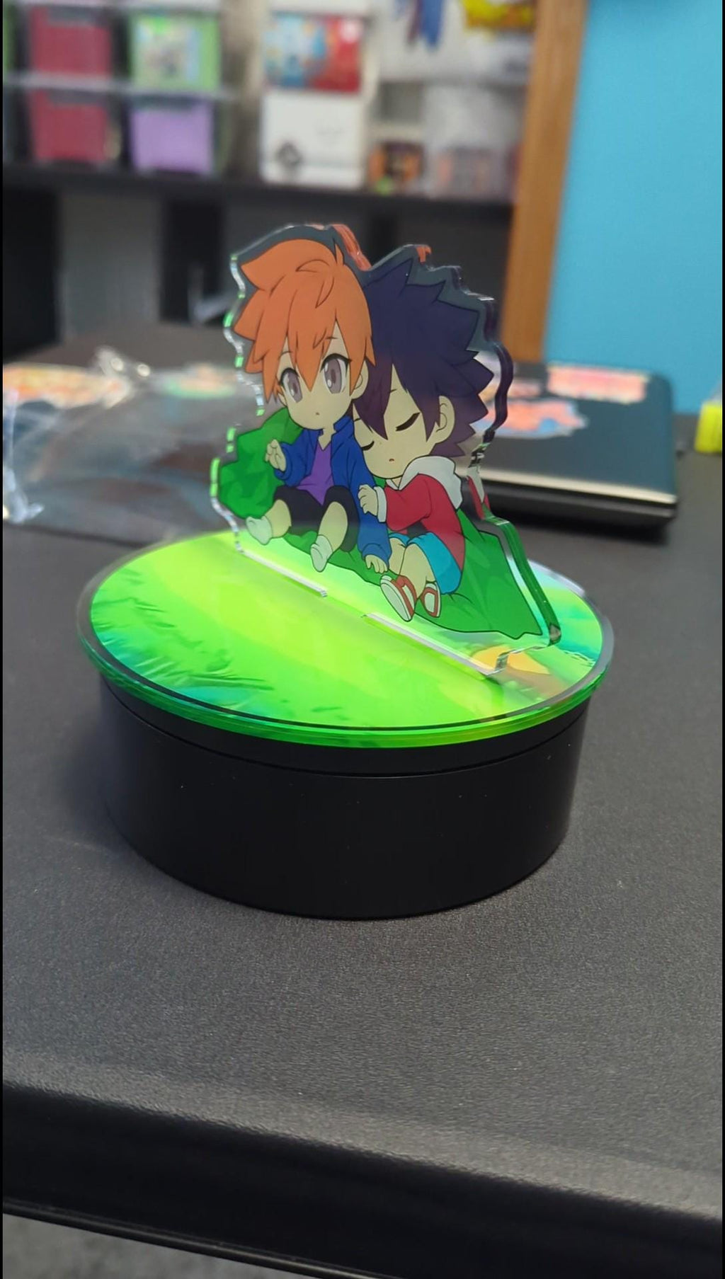 Red x Blue Pokemon Inspired Acrylic Standee