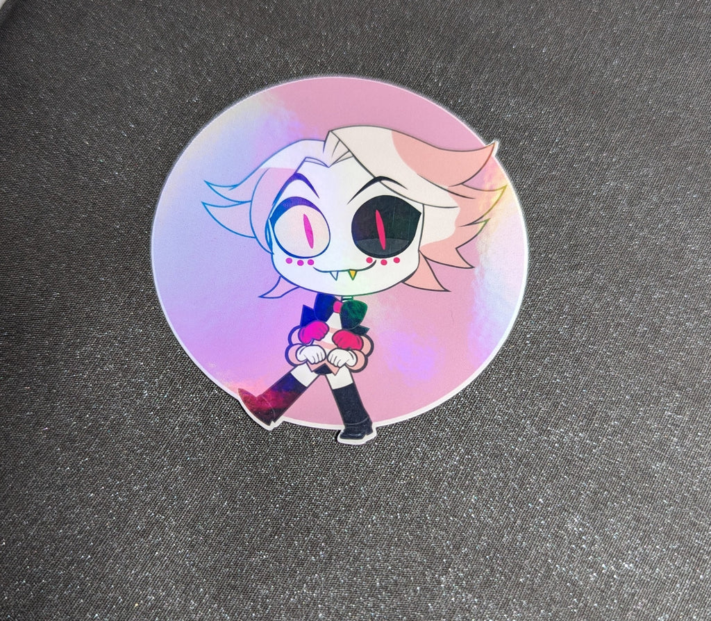 Hazbin Hotel inspired chibi sticker Set Version 1
