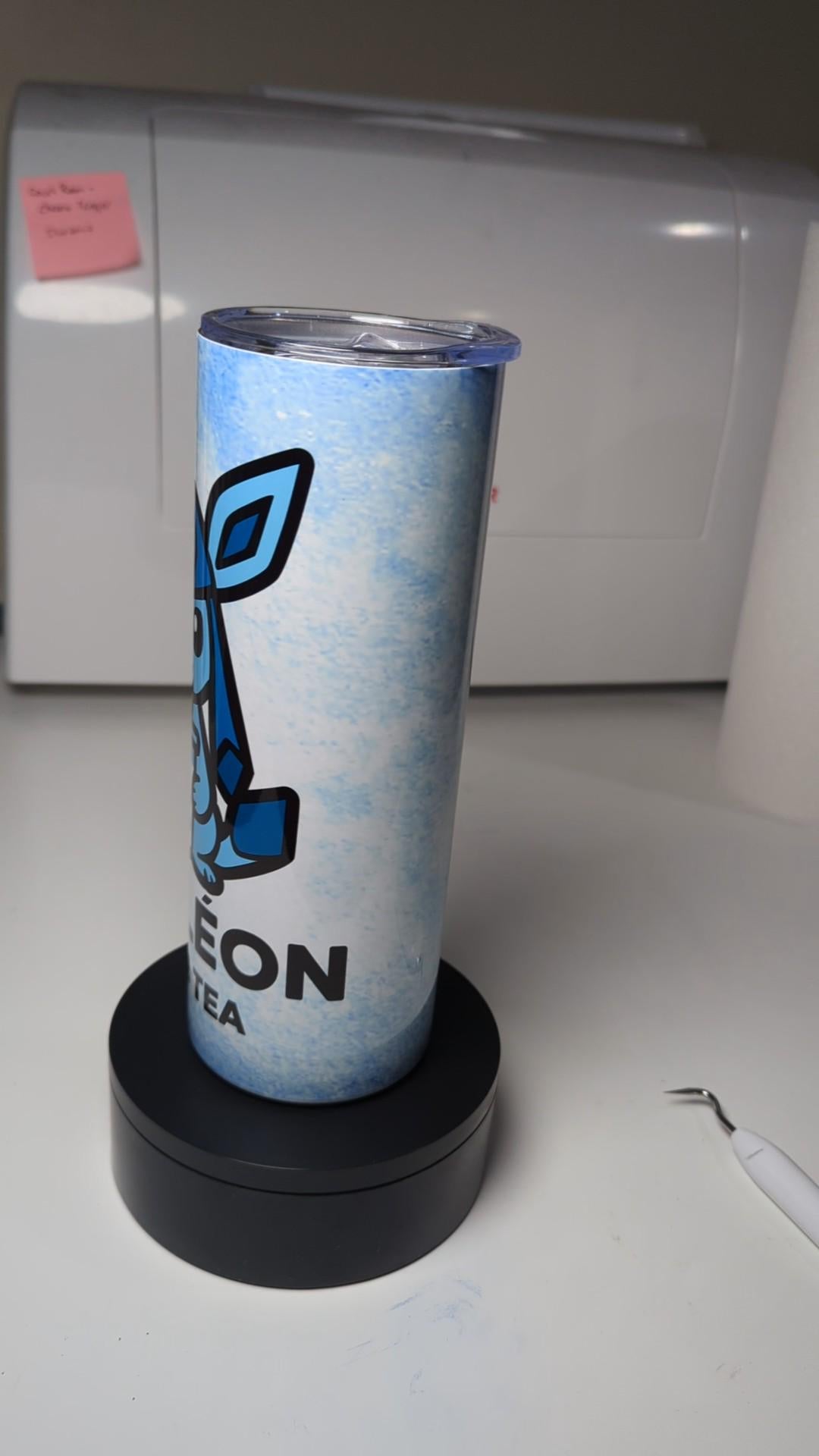 Bubbleon Glaceon Pokemon Boba Bubble Tea Inspired Tumbler