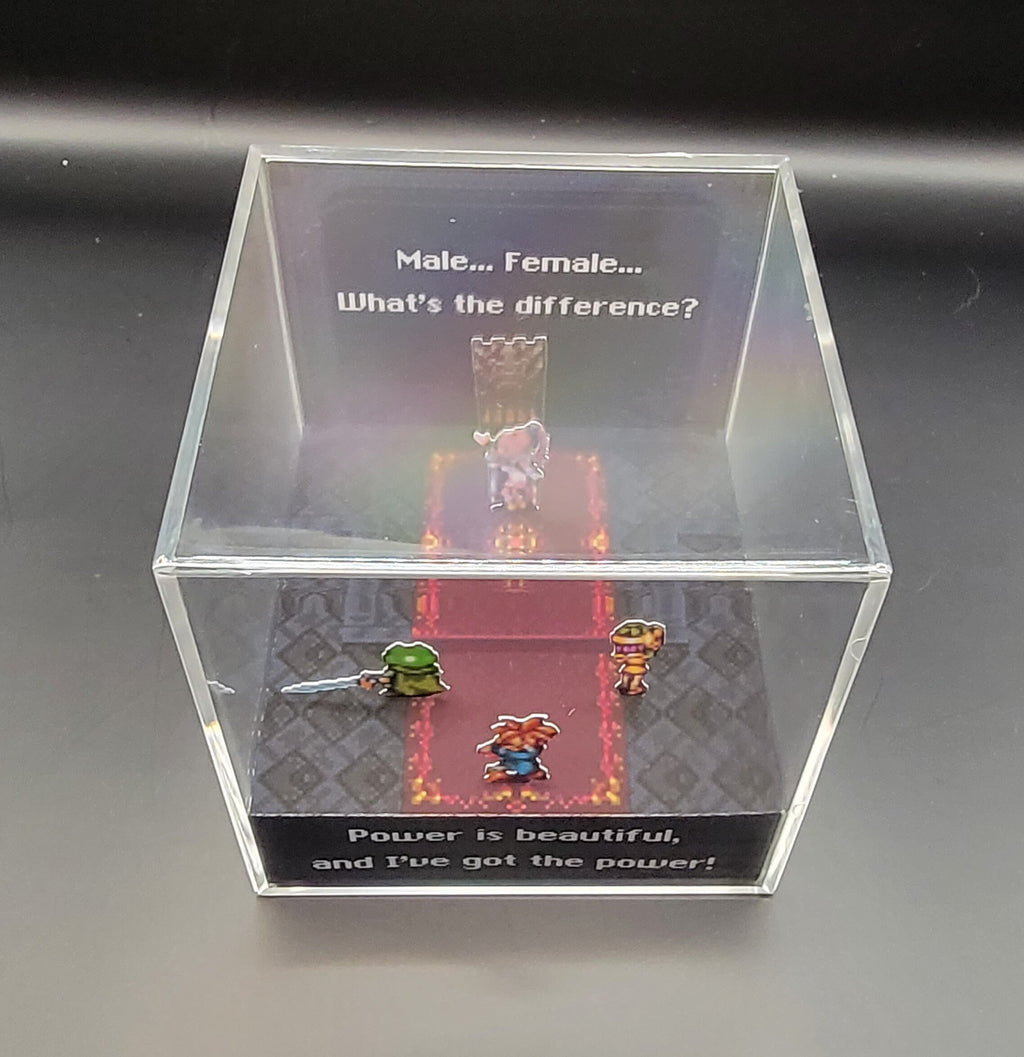 Chrono Trigger Diorama Cube: Flea Encounter