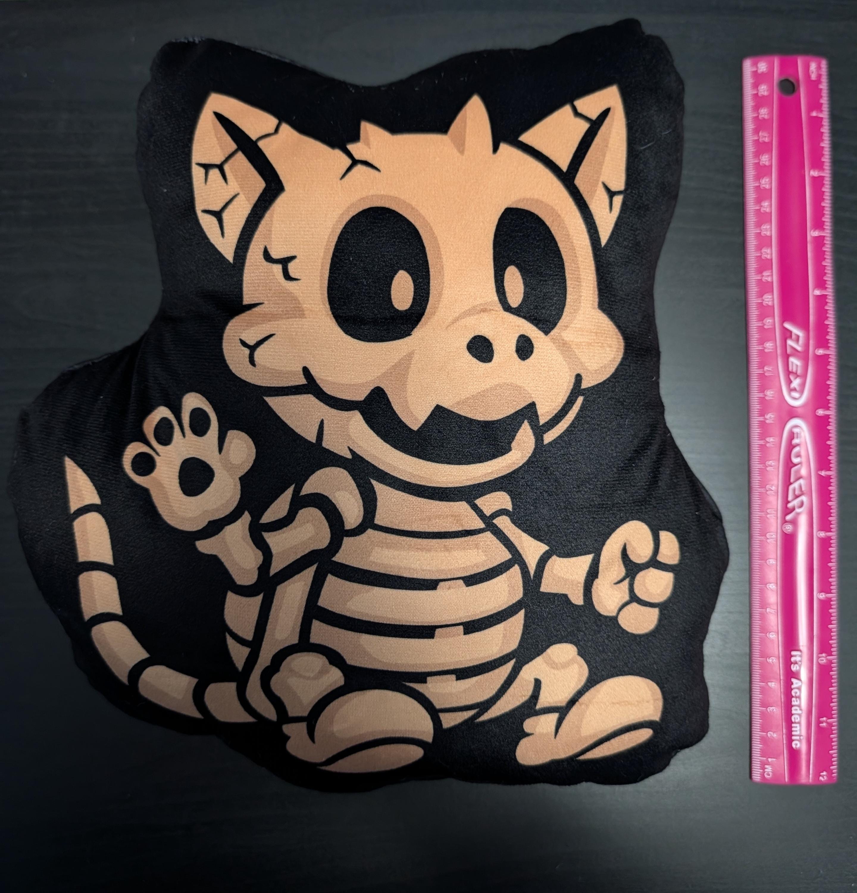 12 Inch Neko Dry Bones pillow