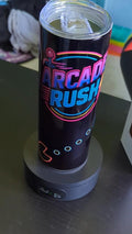 Arcade Rush old school arcade neon inspired tumbler
