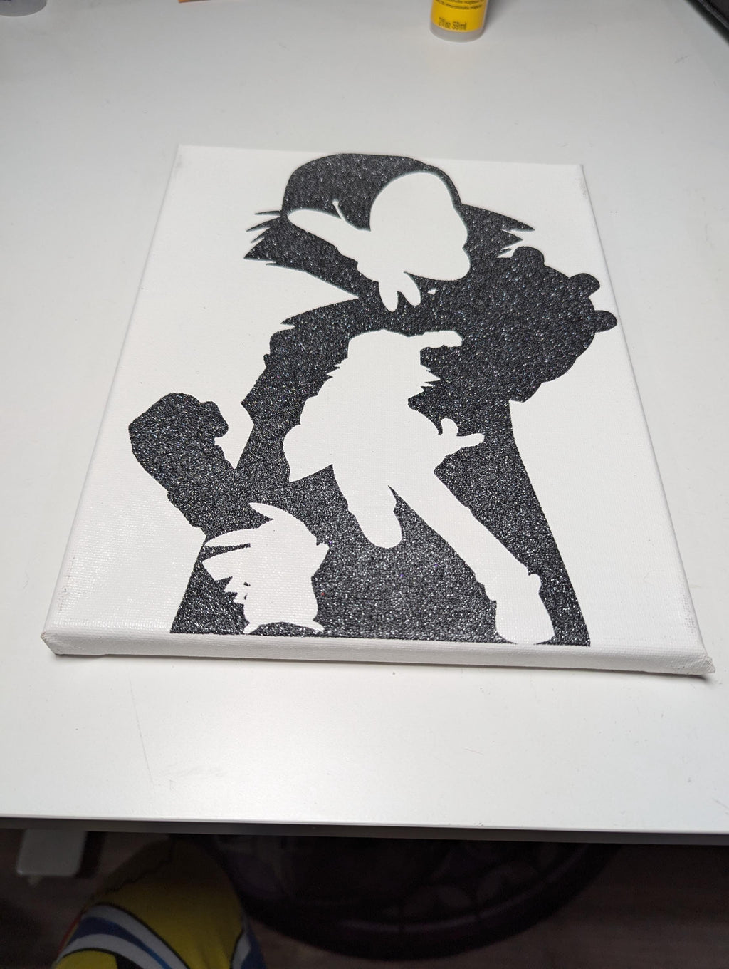 Pokemon Anime Ash inspired 8x10 canvas painting