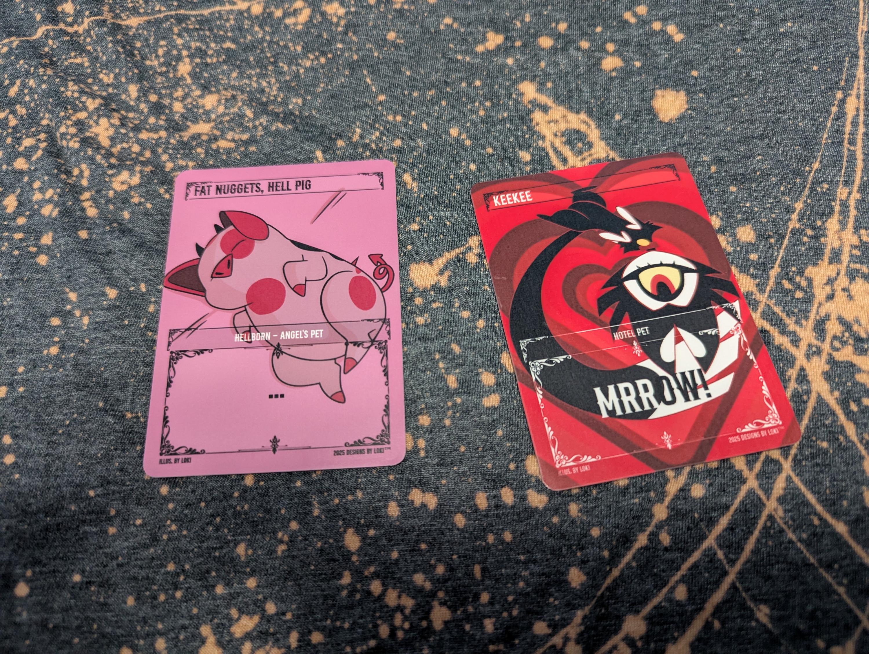 Demonix Trading Cards Series 2 inspired by Hazbin Hotel and Helluva Boss