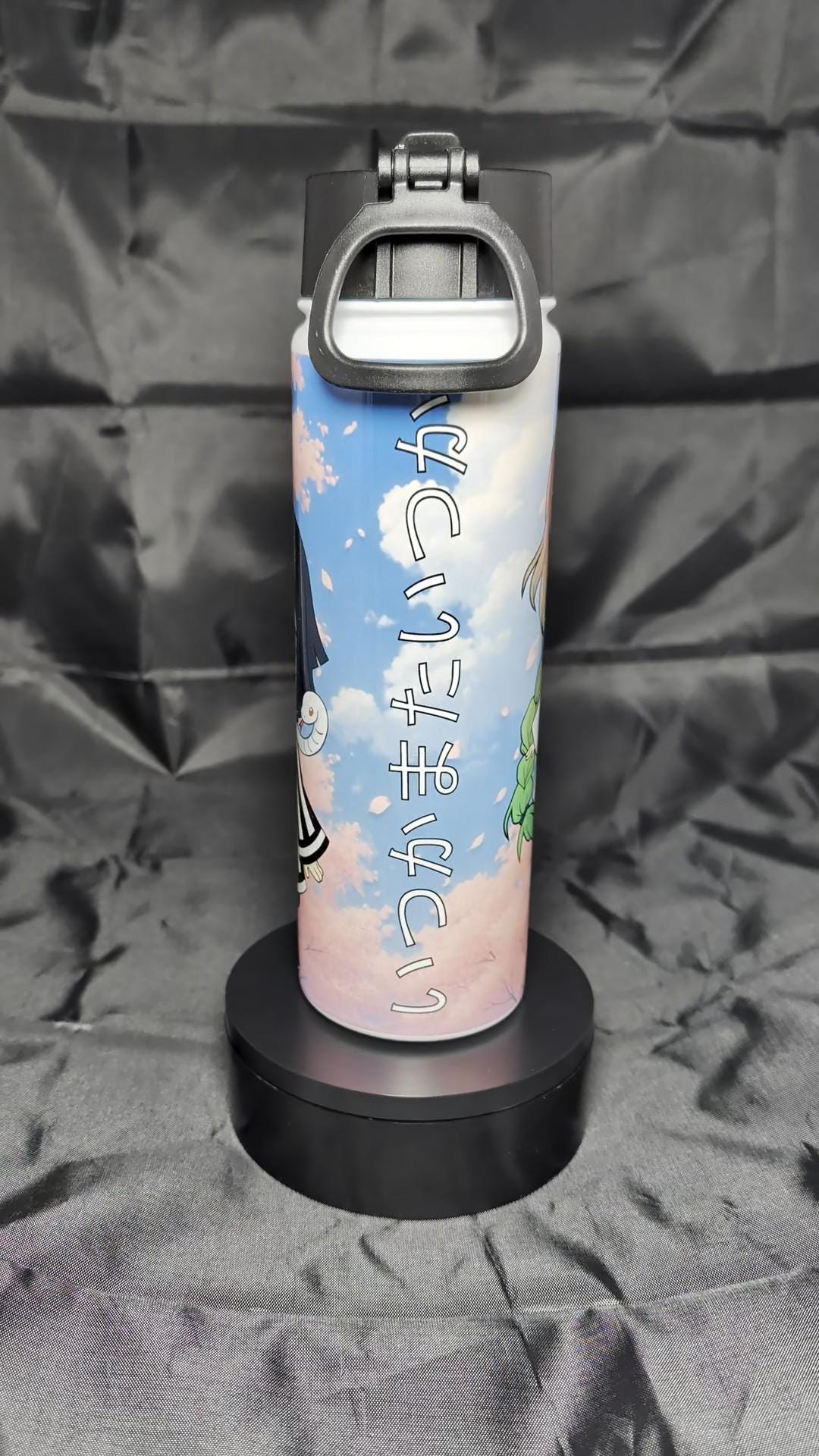 22 Oz Waterbottle inspired by Demon Slayer Mitsuri and Obanai