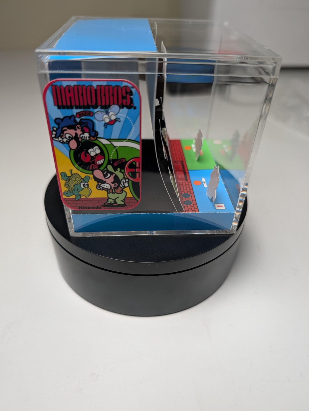 Mario Bros Arcade Diorama Cube