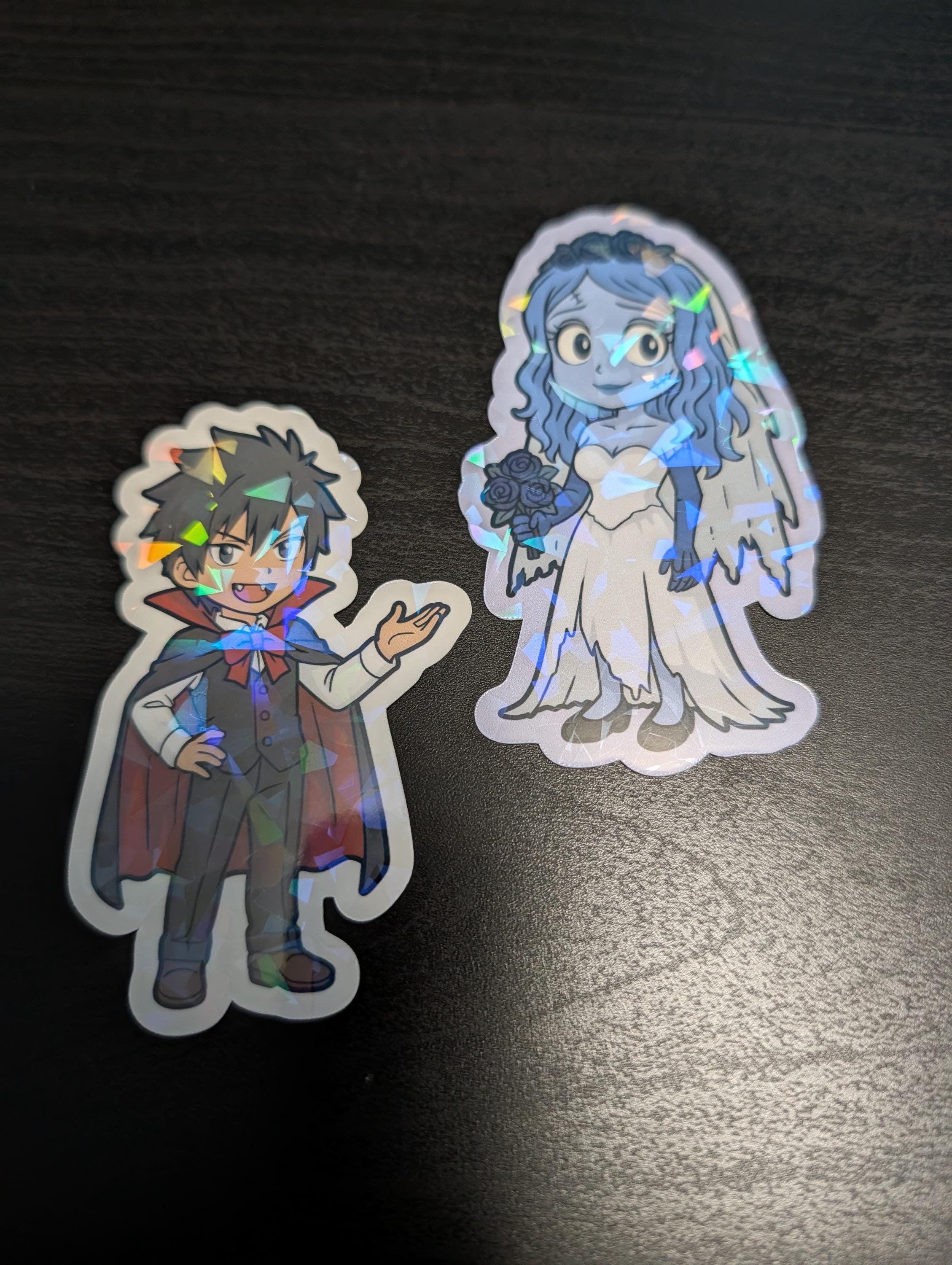 Fairy Tail Inspired Halloween Party Stickers