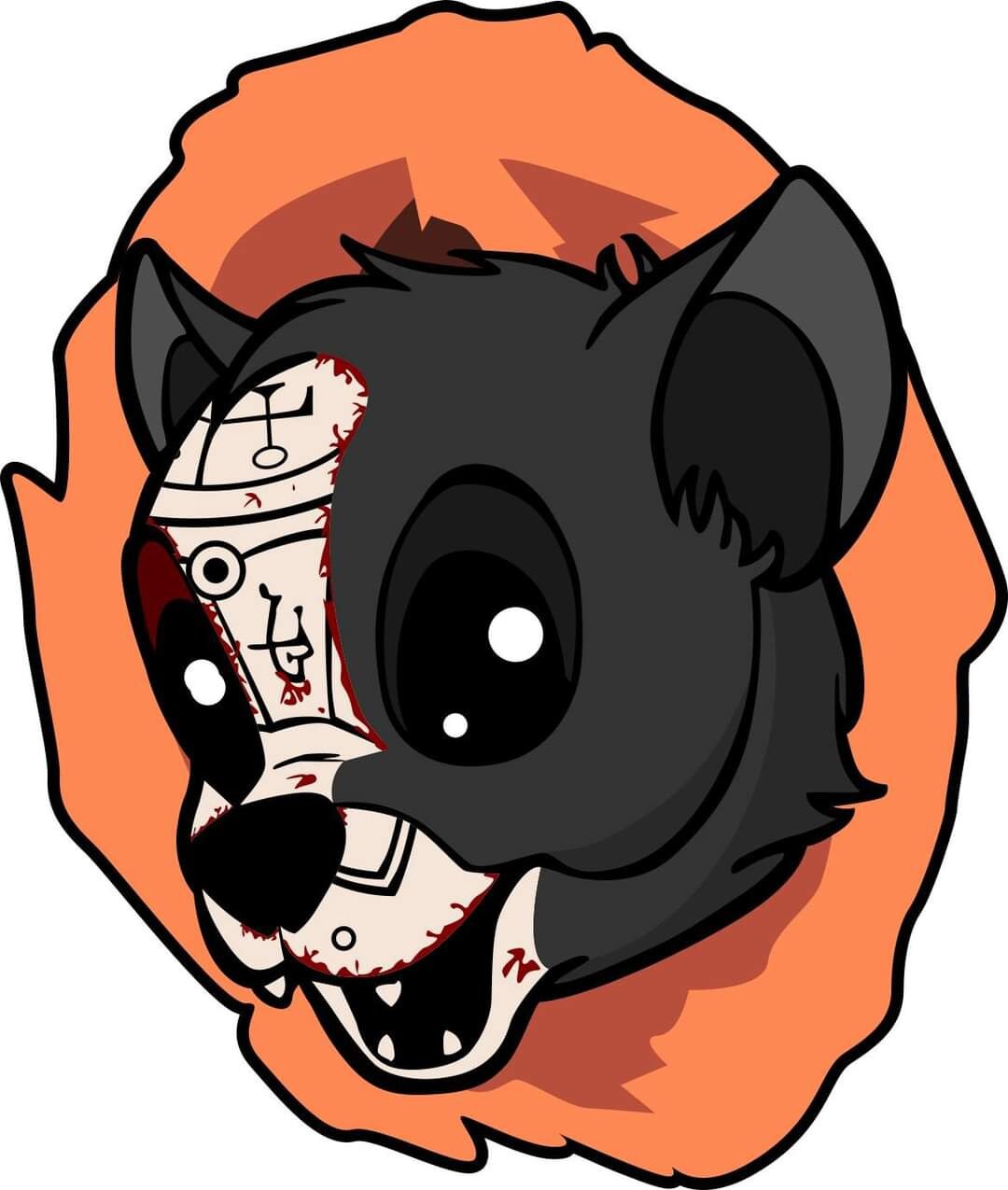 Diablo IV Bloodied Wolf Sticker: Mephisto Lion King Style