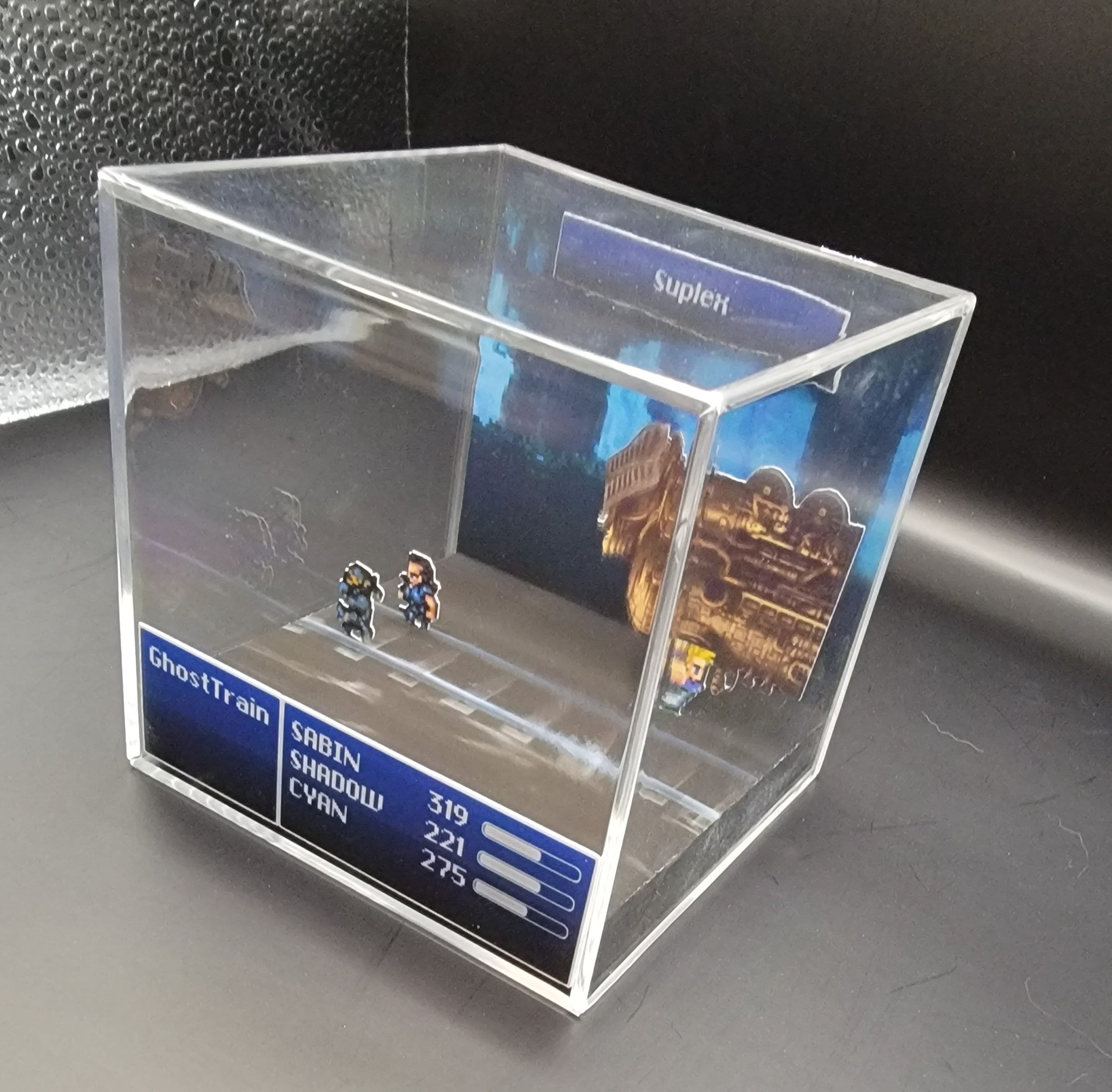 Final Fantasy VI Diorama Cube: Sabin Suplex Phantom Train