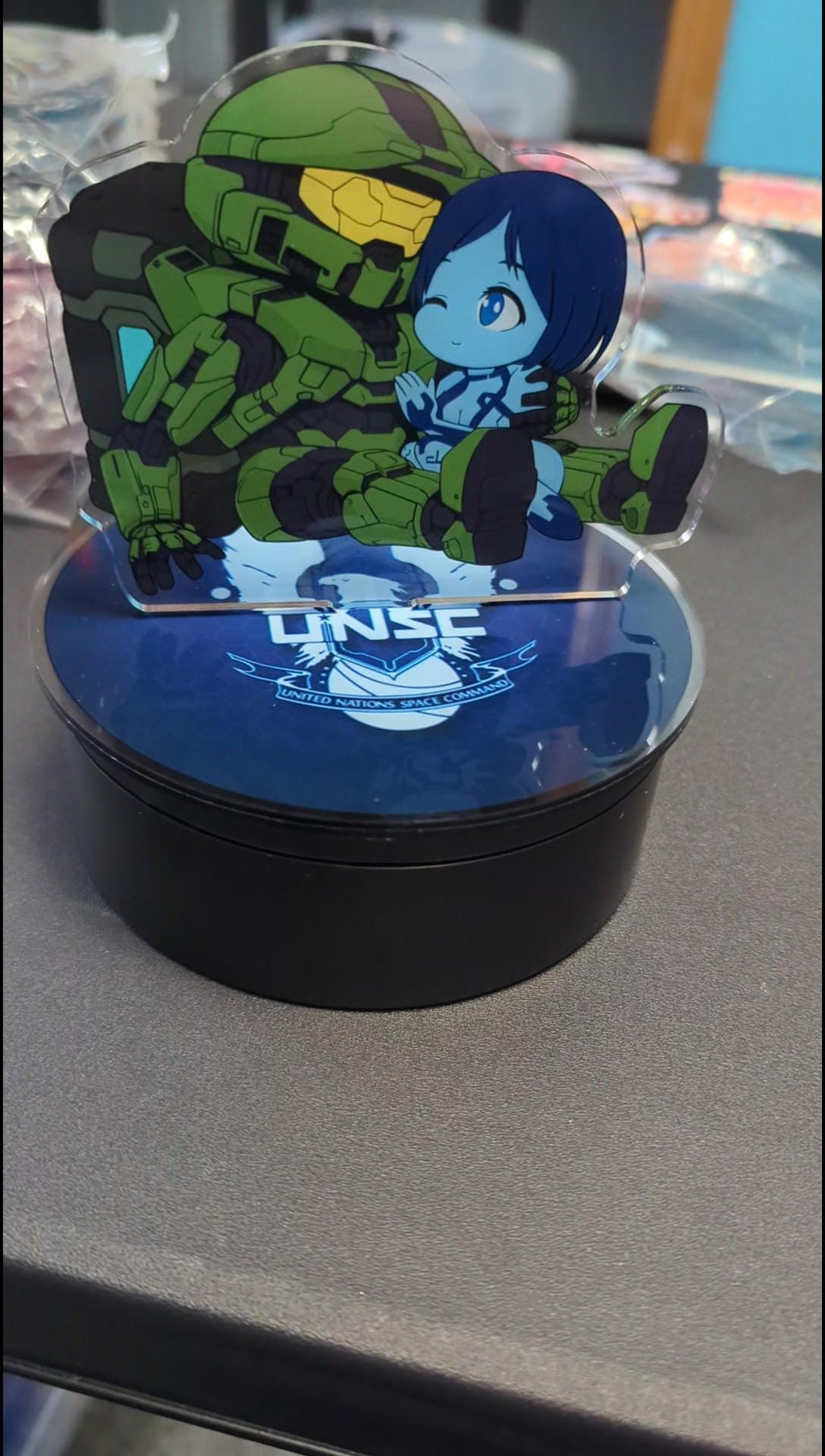 Cortana x Master Chief Halo Inspired Acrylic Standee