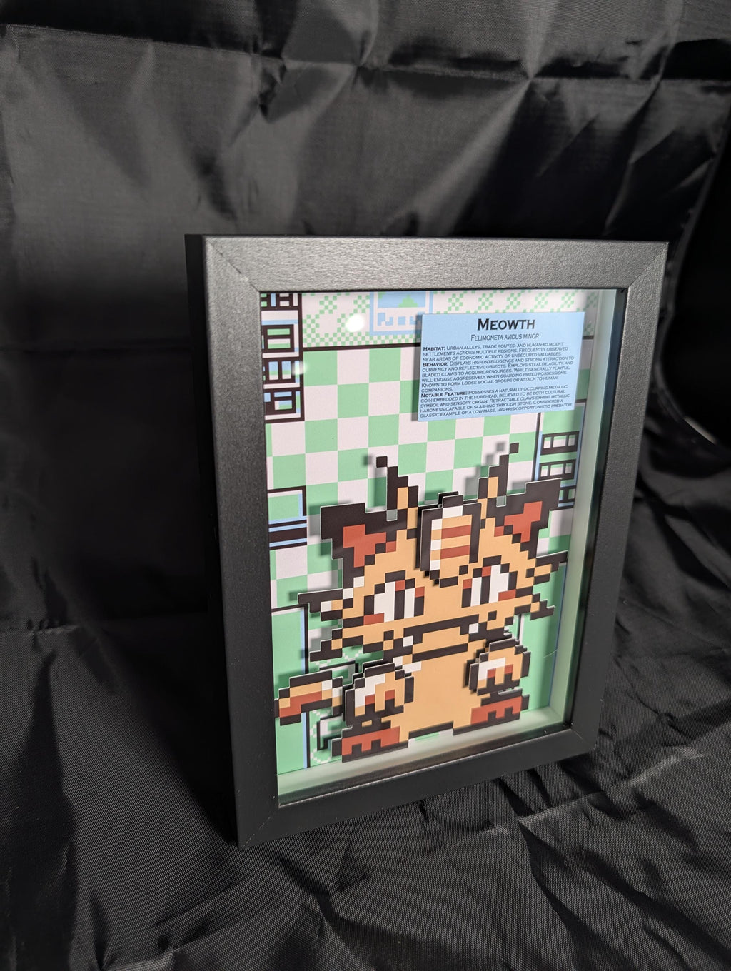 Meowth 5x7 Pixel Preservation