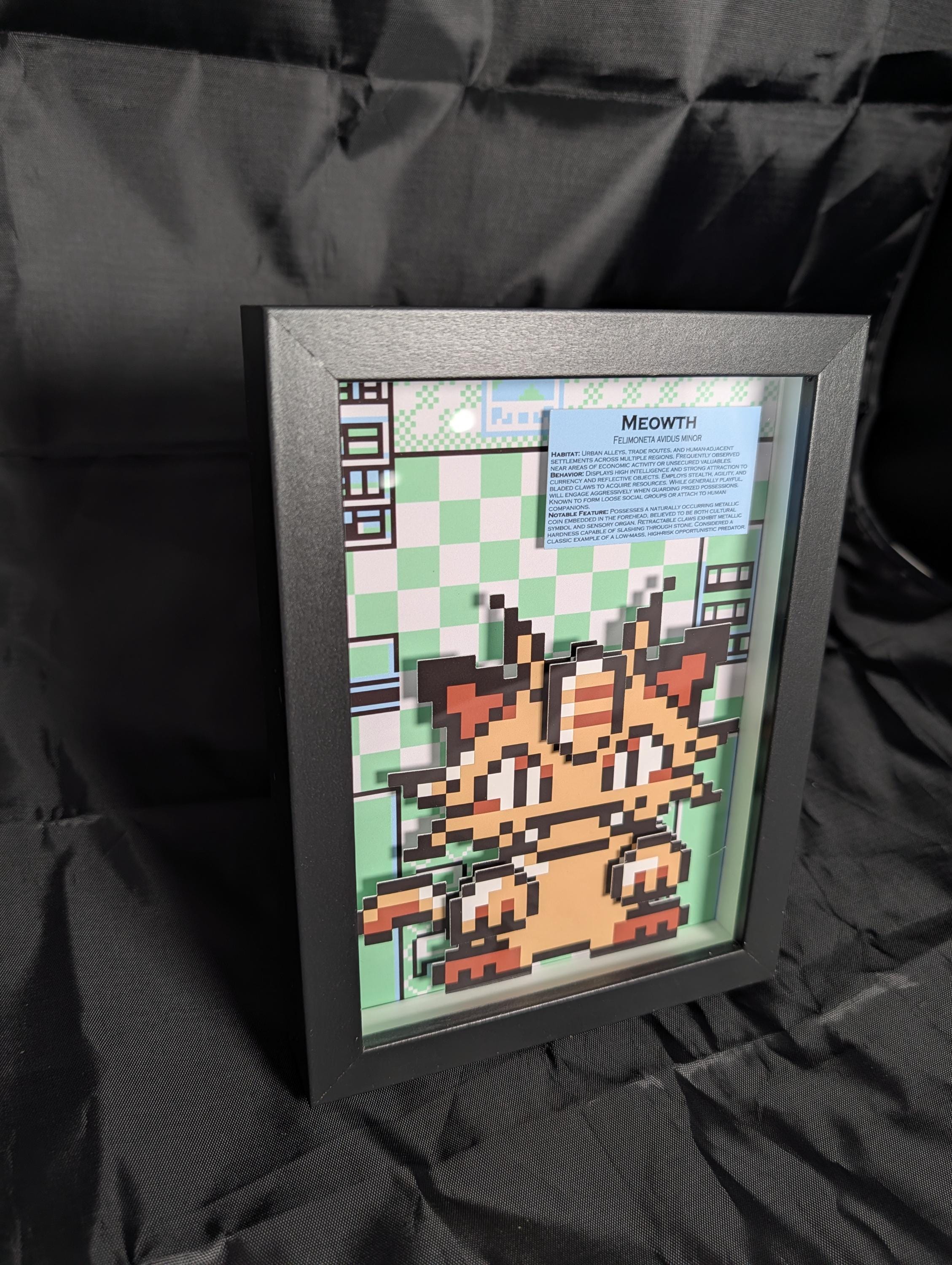 Meowth 5x7 Pixel Preservation