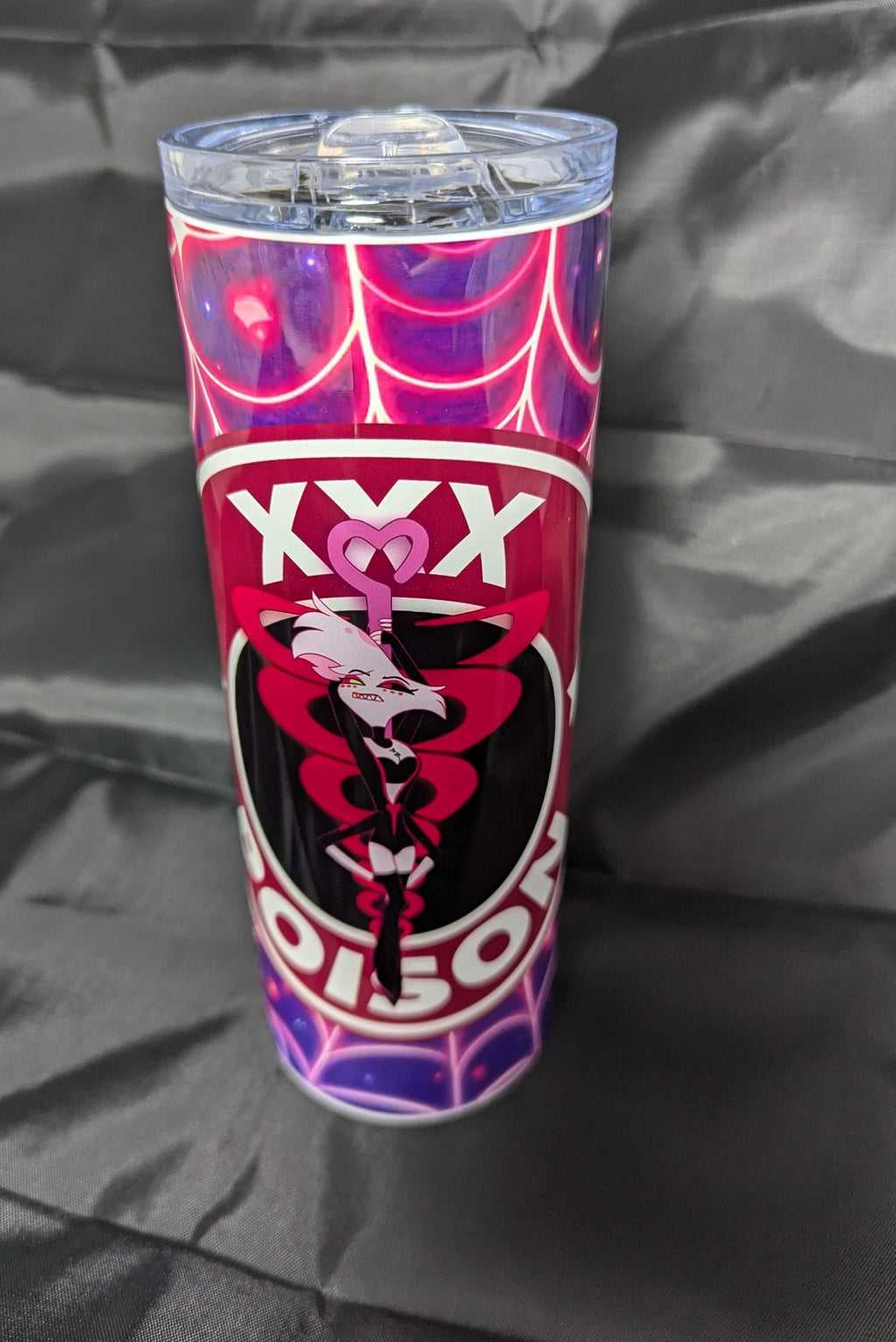Angel Dust Poison Hazbin Hotel Inspired Tumbler