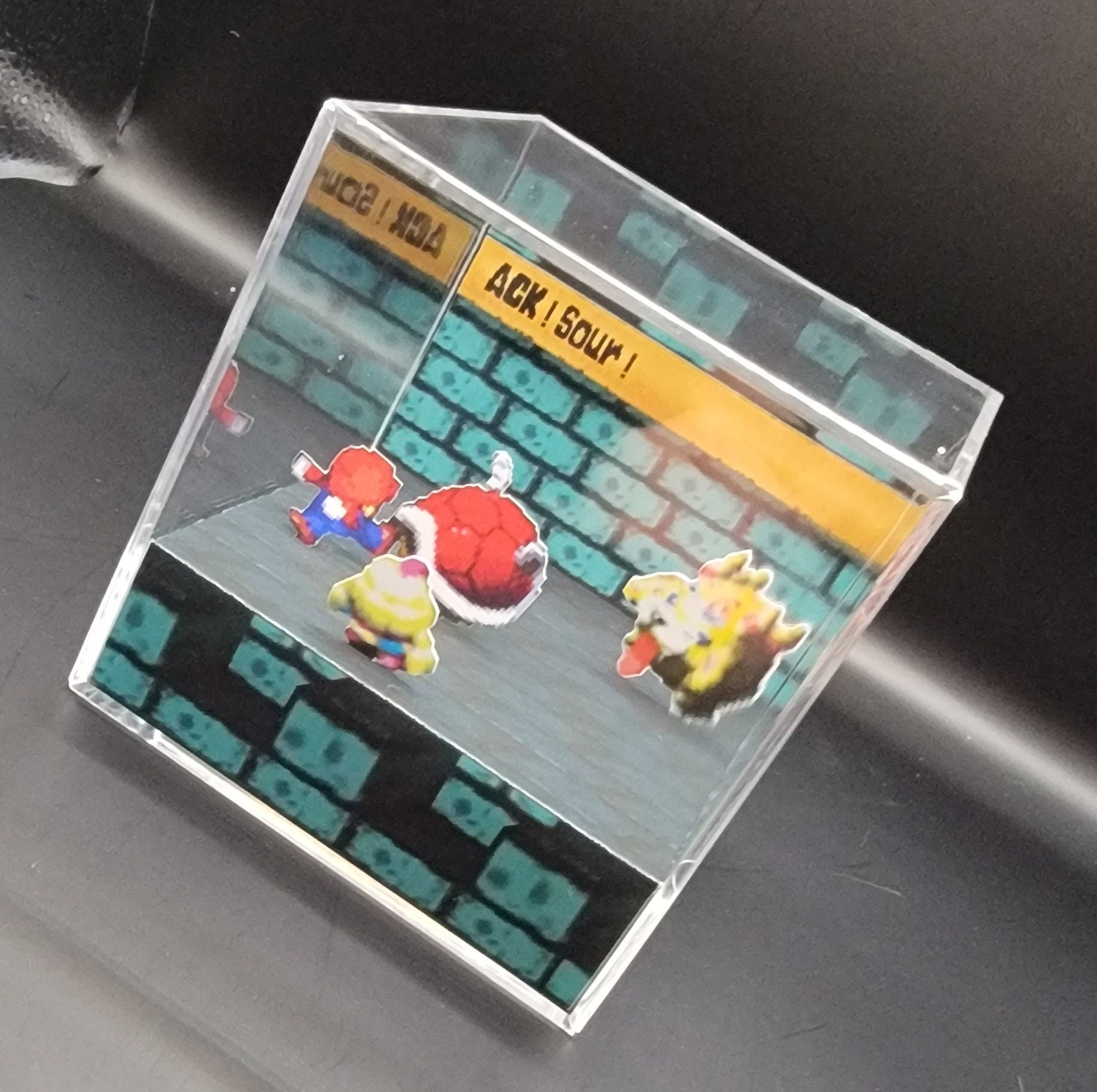 Super Mario RPG Diorama Cube: Belome Battle Scene