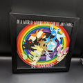 Be Yourself Framed Layered Cardstock Eeveelution Inspired Wall Art
