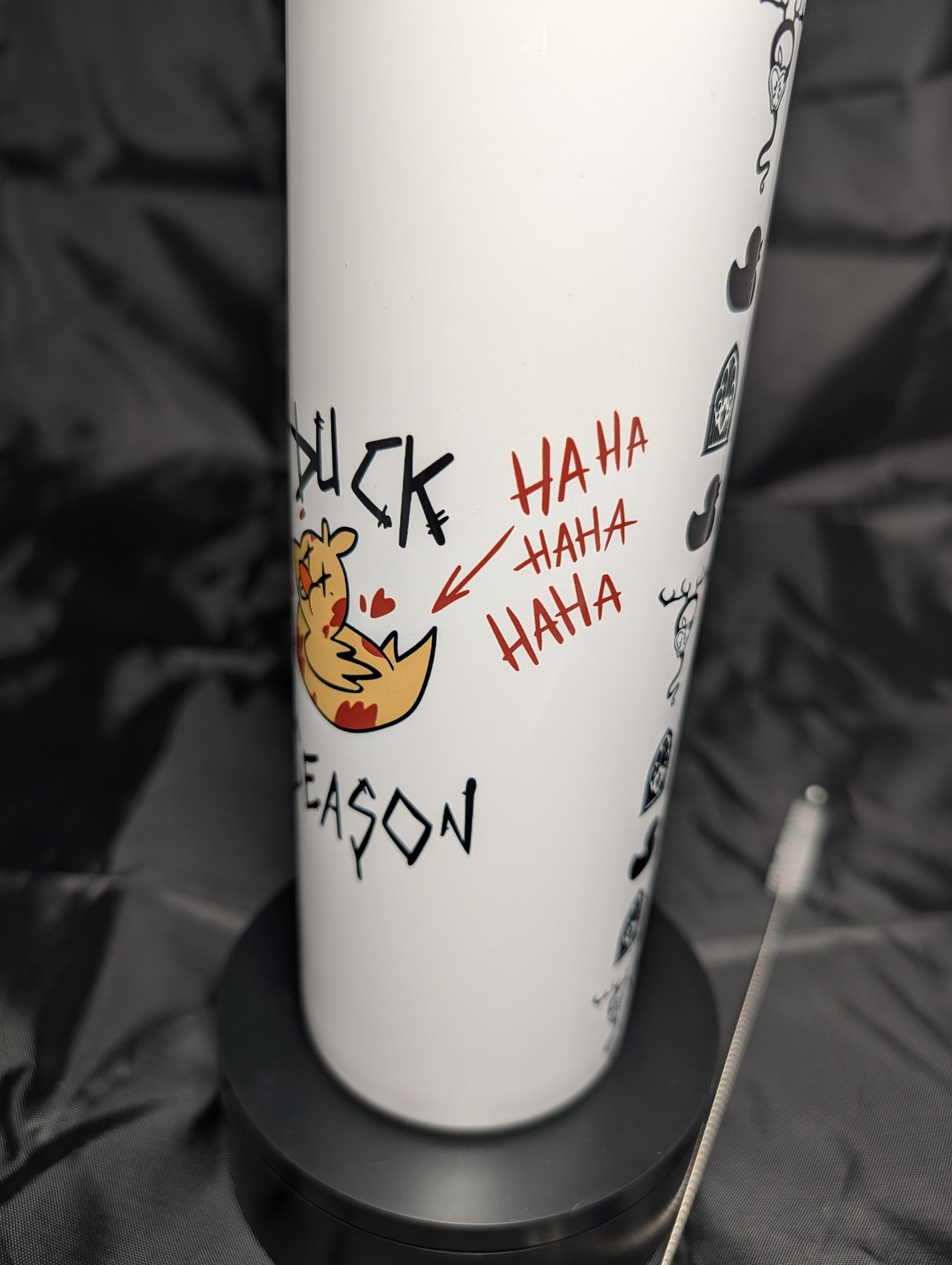 RadioApple Lucifer and Alastor Tumbler inspired by Hazbin Hotel