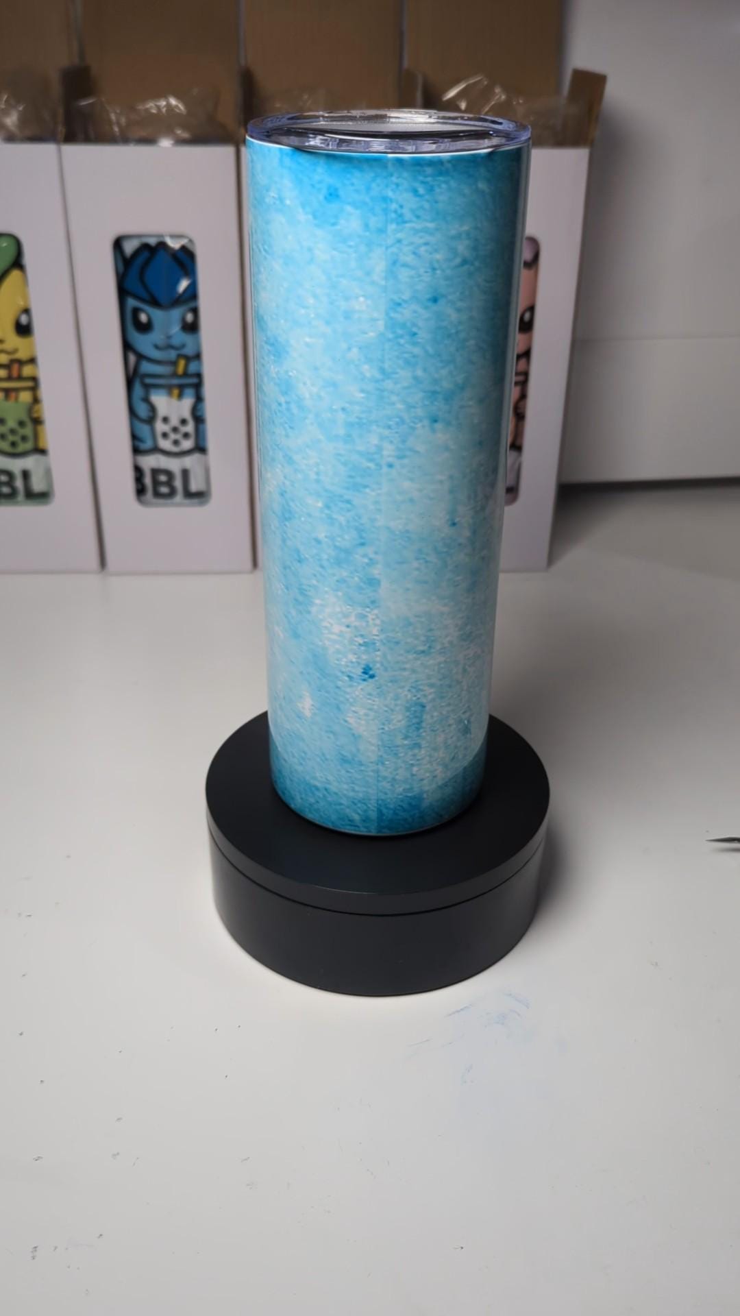 Bubbleon Vaporeon Pokemon Boba Bubble Tea Inspired Tumbler