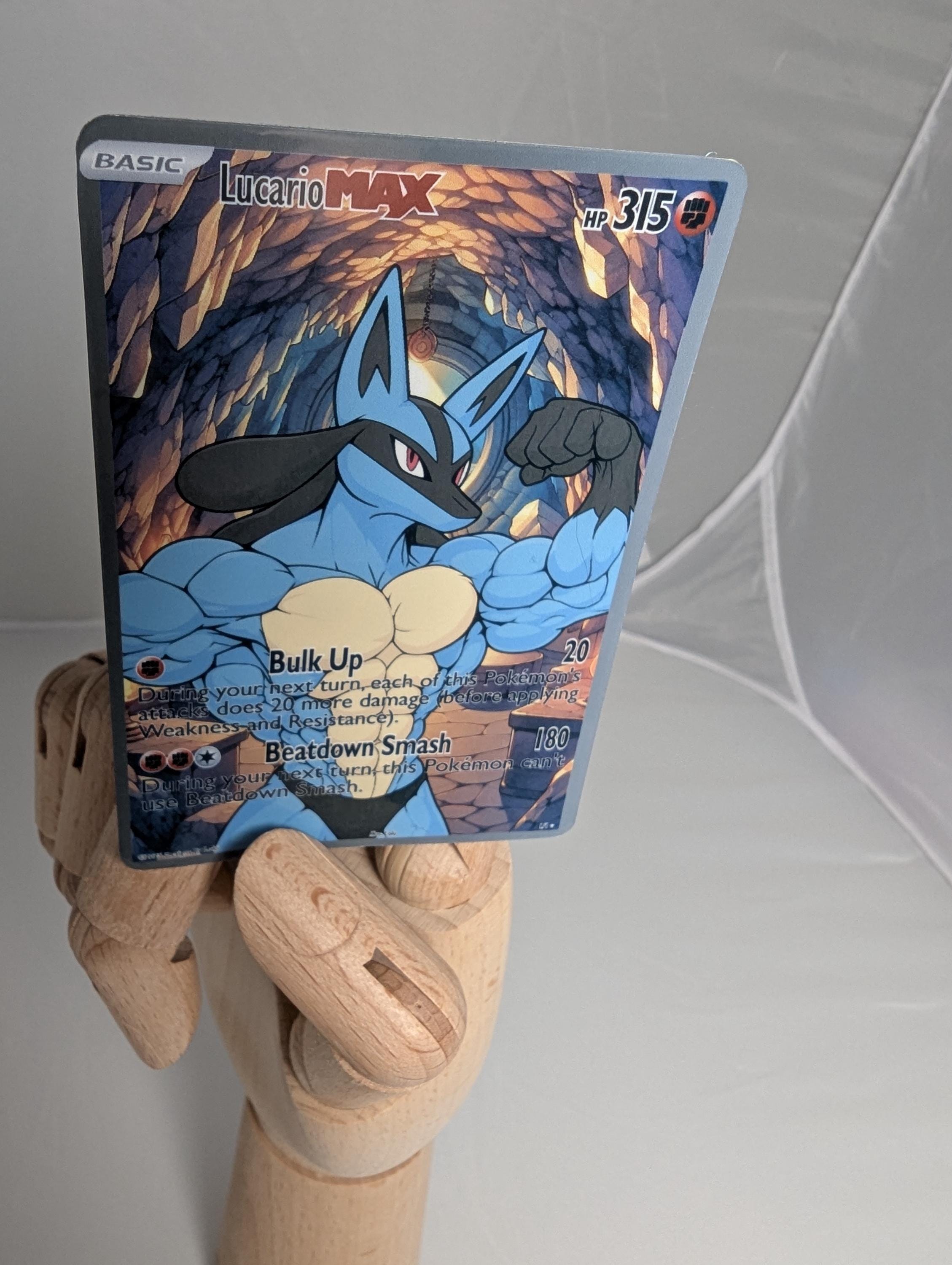 Body Builder Pokemon inspired Orica Cards