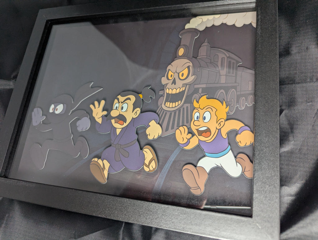 Final Fantasy VI Phantom Train Tooney Lunes 8x10 Shadow Box