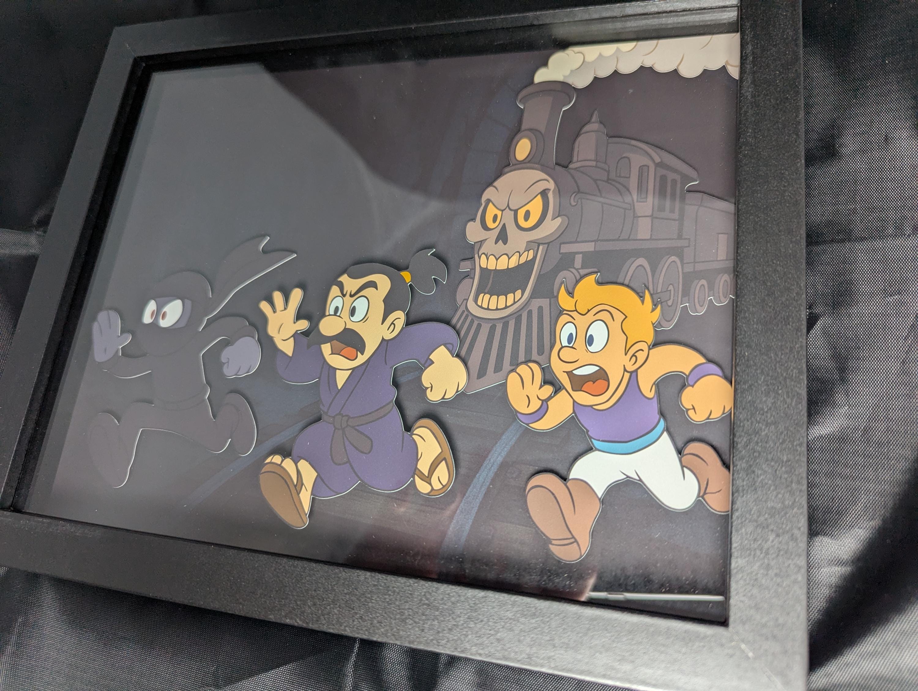 Final Fantasy VI Phantom Train Tooney Lunes 8x10 Shadow Box