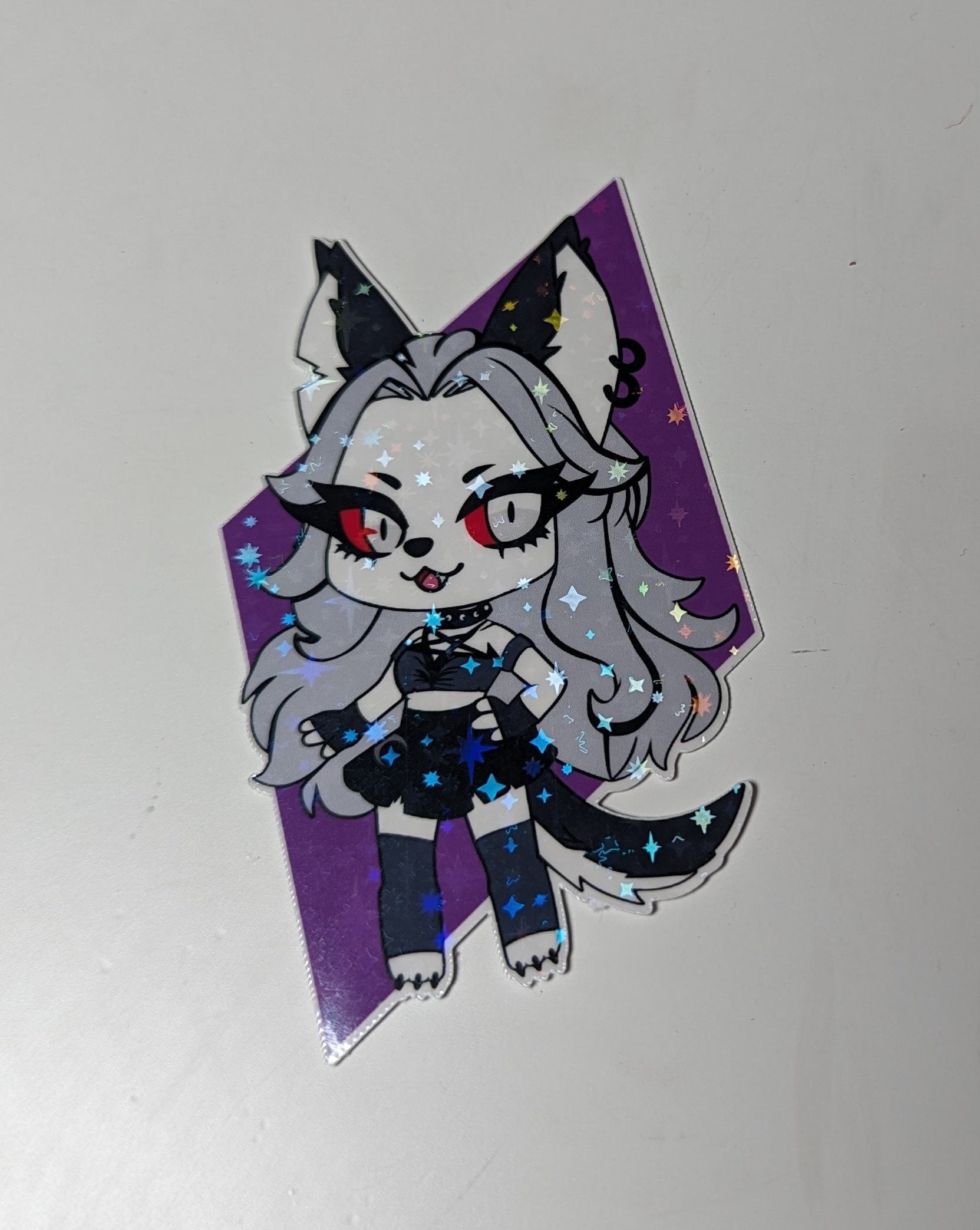 Helluva Boss inspired chibi sticker Set