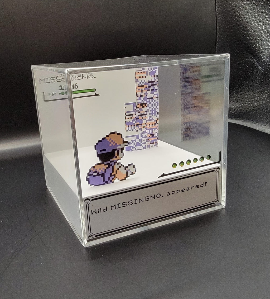 MissingNo Encounter Pokémon Diorama Cube