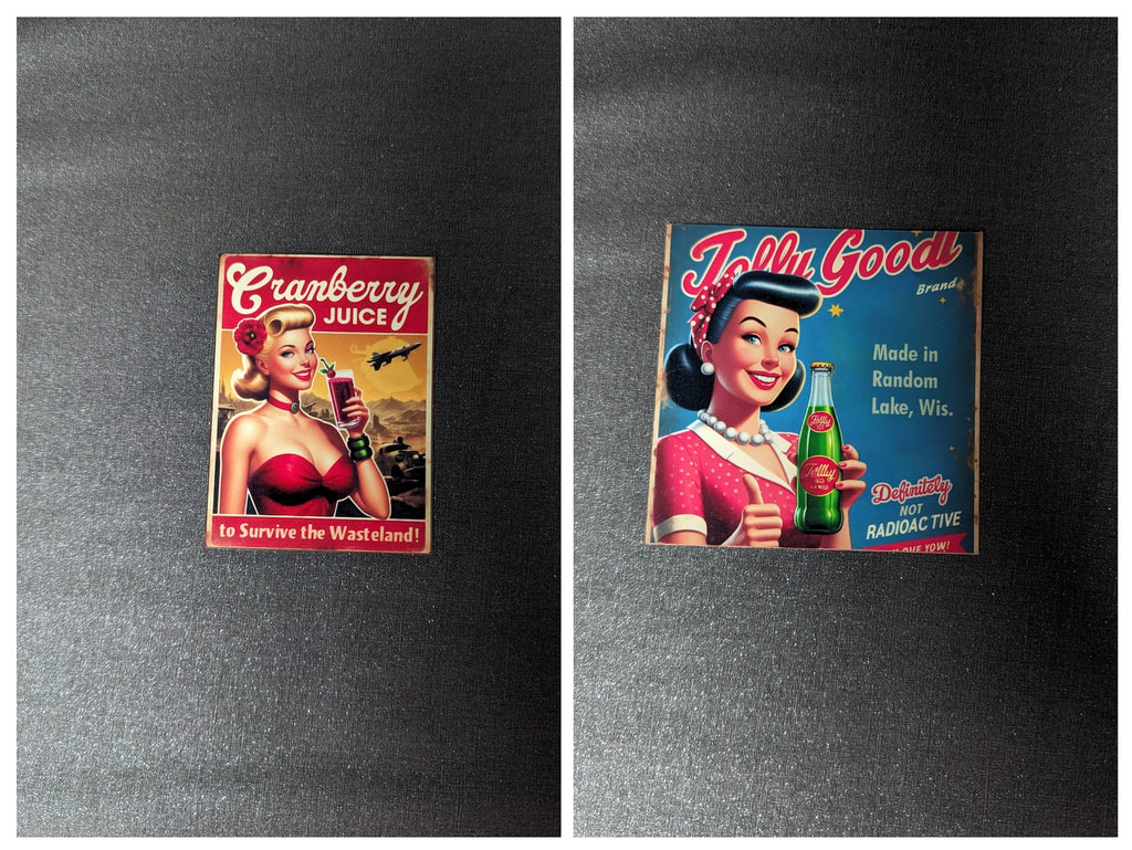 Fallout Wisconsin Advertising sticker Set