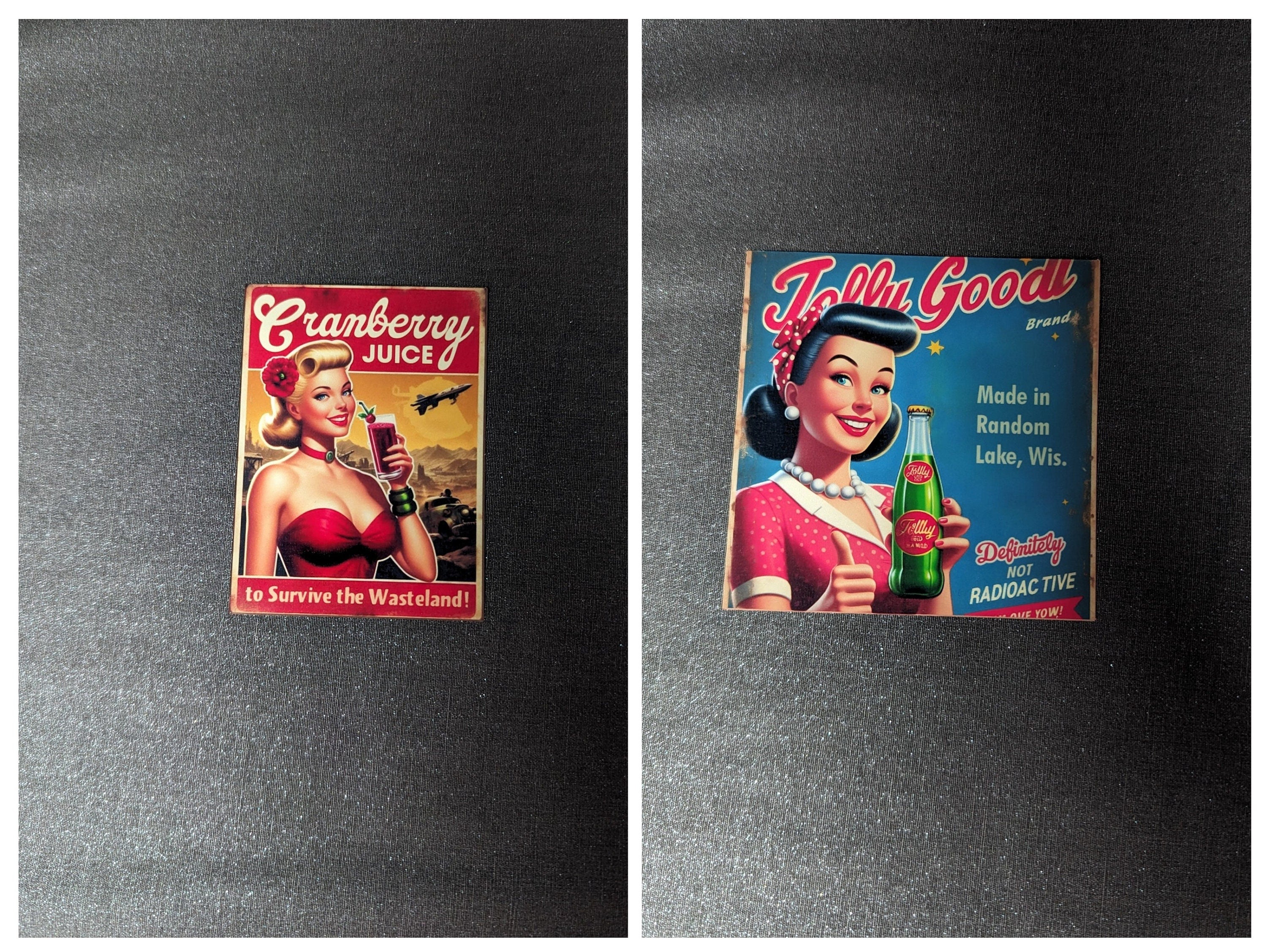 Fallout Wisconsin Advertising sticker Set