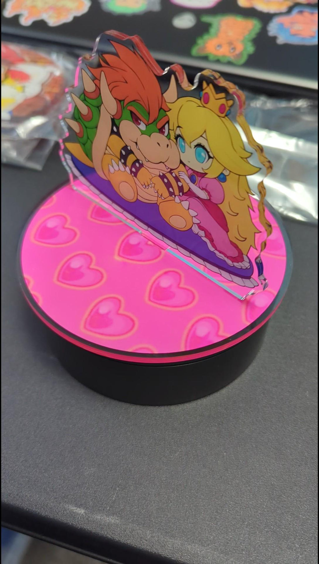 Peach x Bowser Super Mario Inspired Acrylic Standee