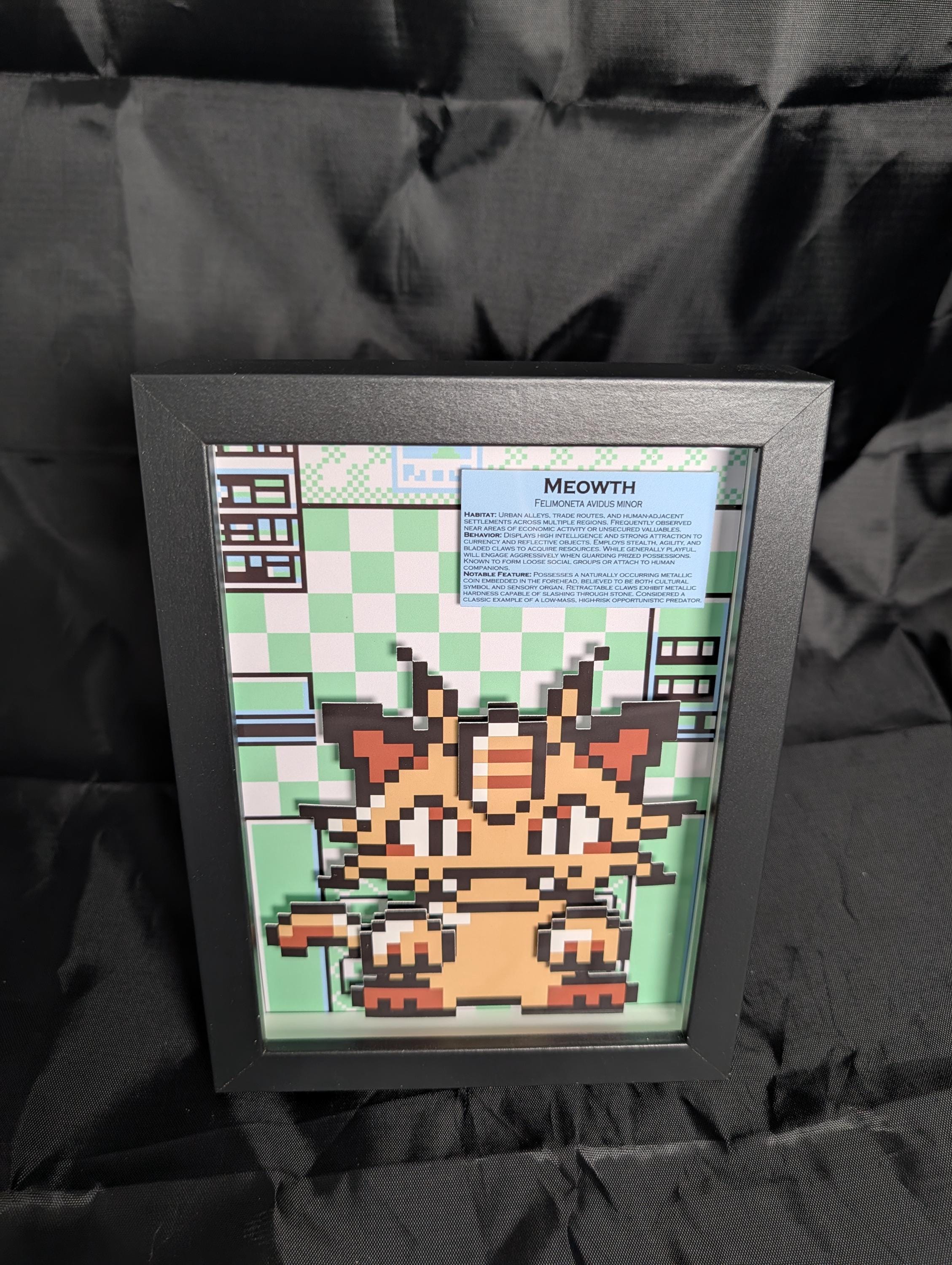 Meowth 5x7 Pixel Preservation