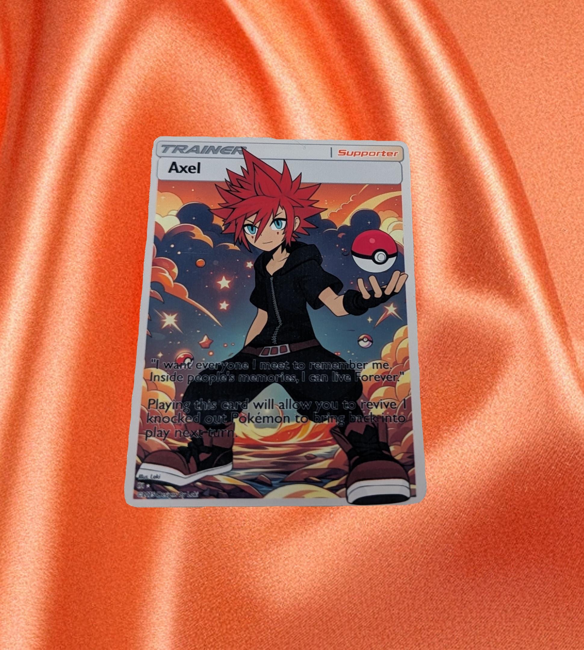 Trainer Pop culture x Pokemon inspired Orica Cards