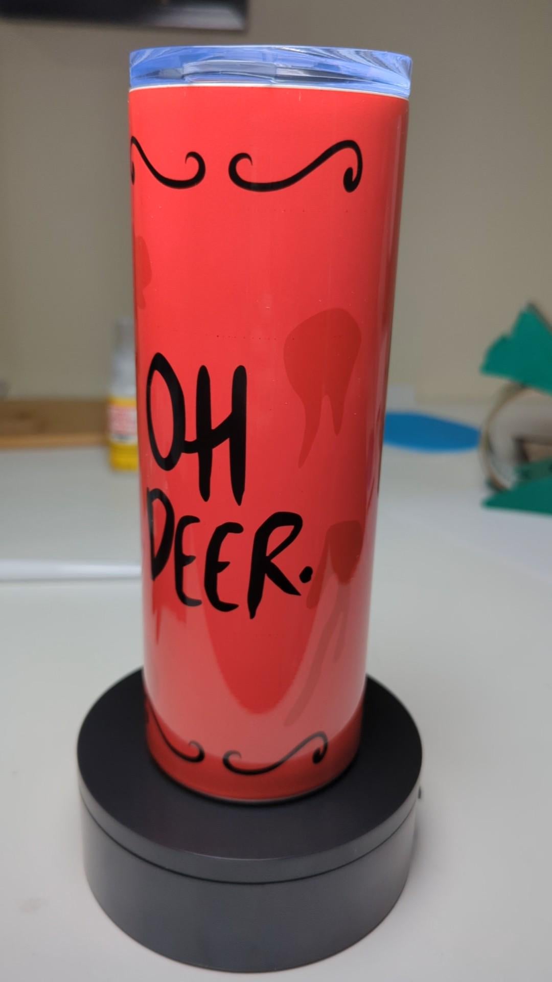 Oh Deer Hazbin Hotel Inspired Tumbler