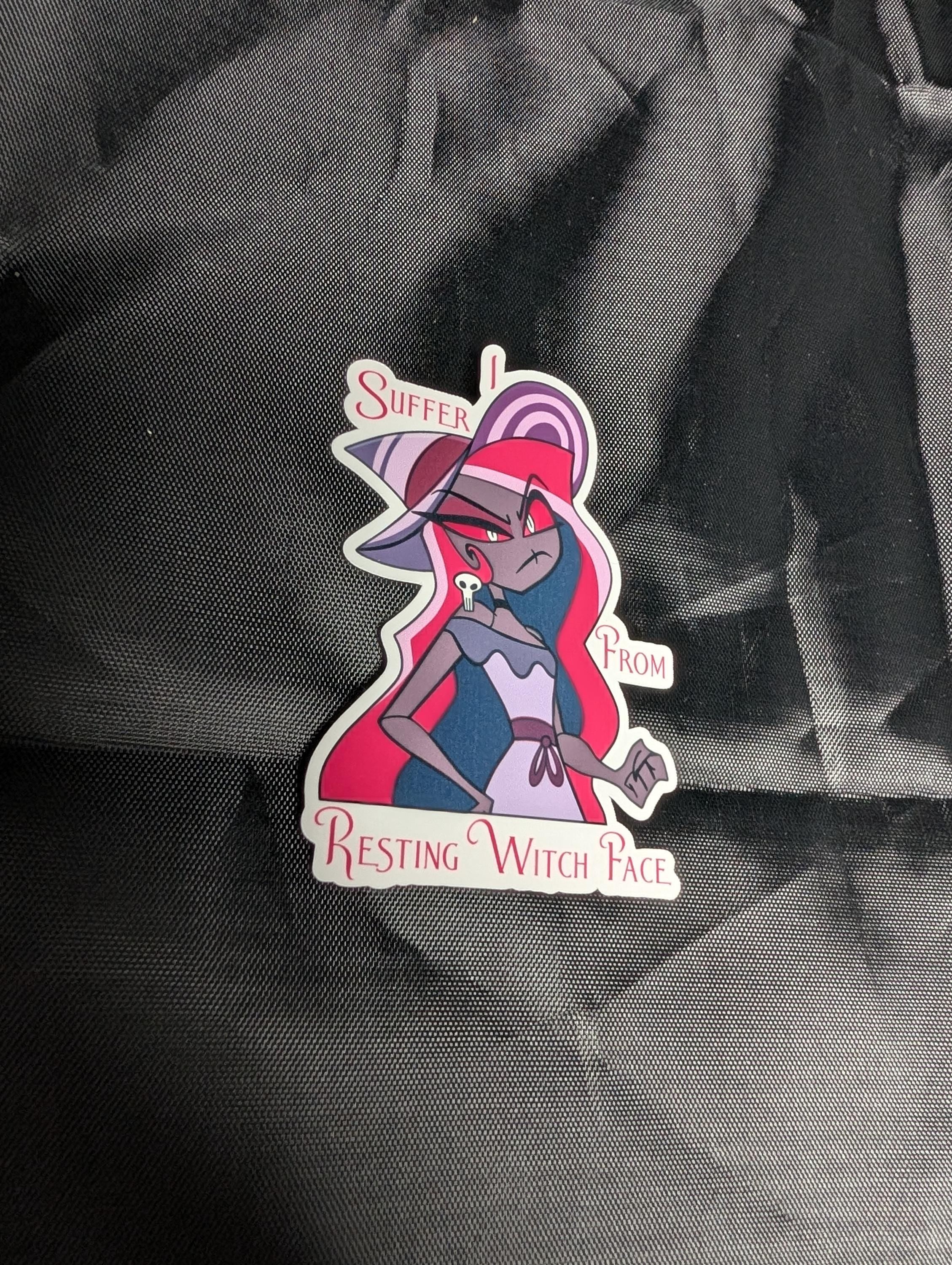 Hazbin Hotel inspired Pun Sticker Set