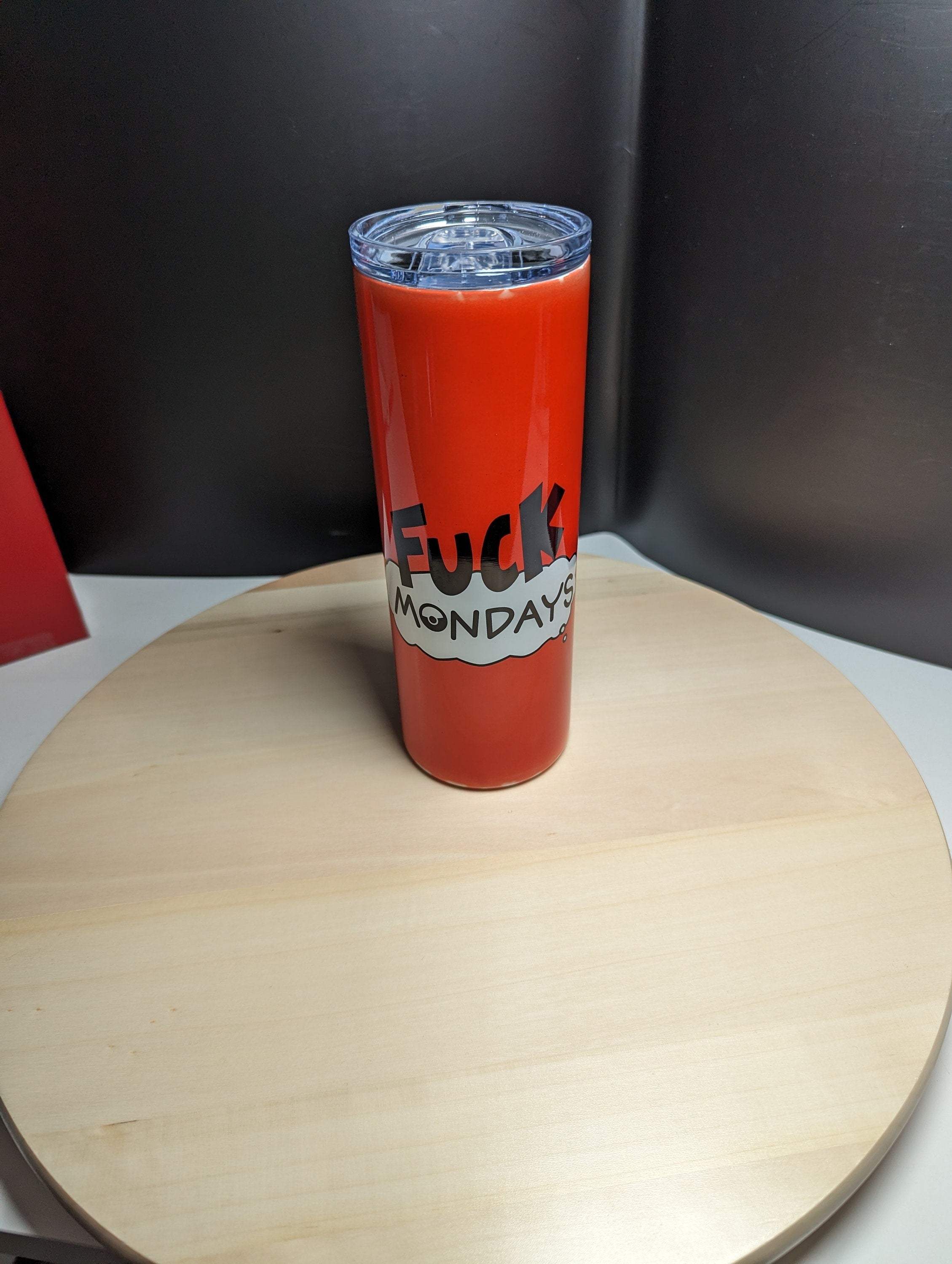 Fuck Mondays Hazbin Hotel Inspired Tumbler