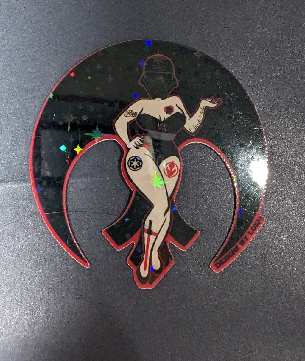 Galaxy Girl Pin Up Sticker Set