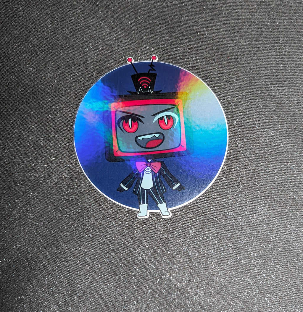 Hazbin Hotel inspired chibi sticker Set Version 1