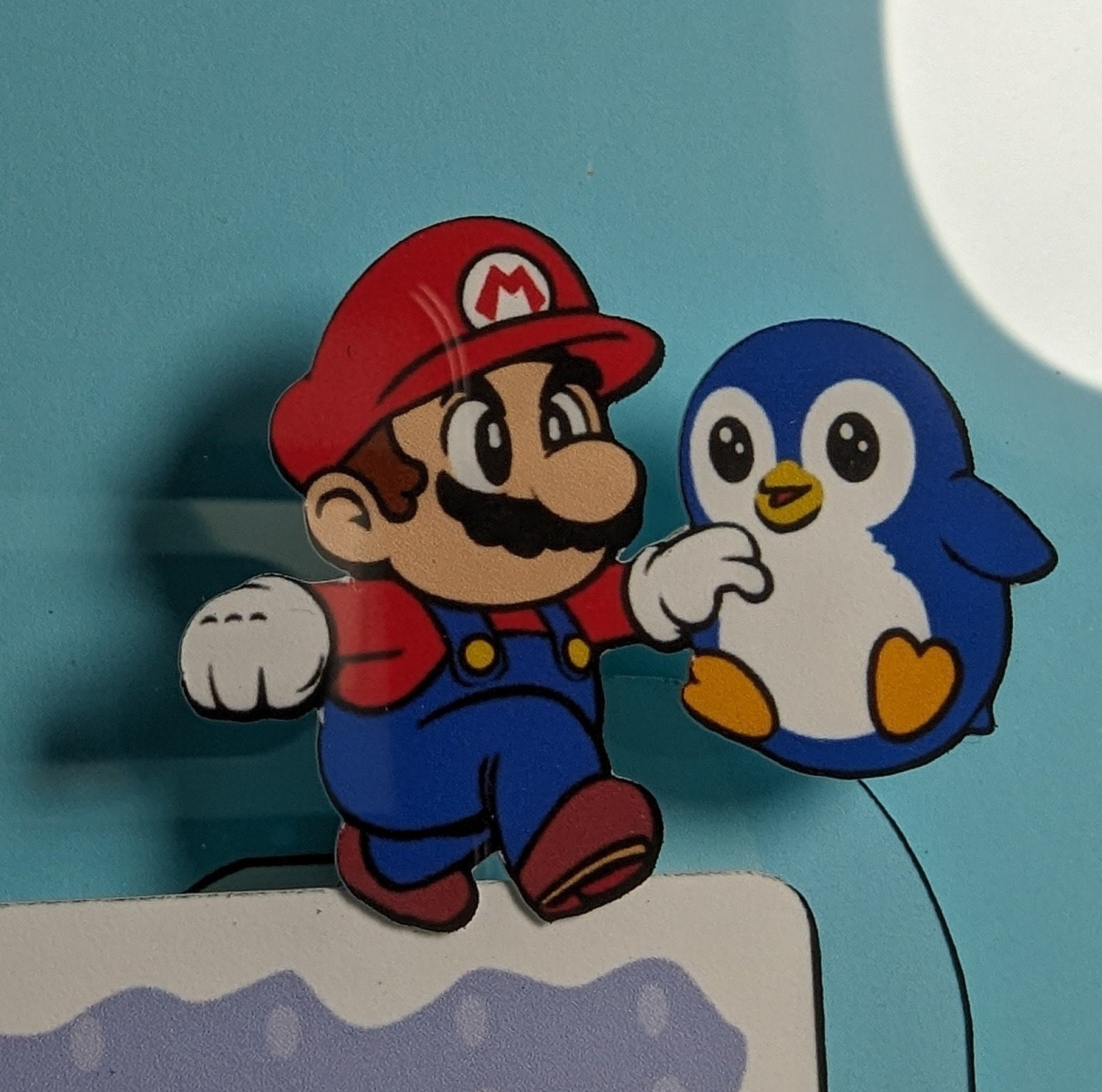 Chuckles, I'm in Danger Super Mario Inspired Shadow Box