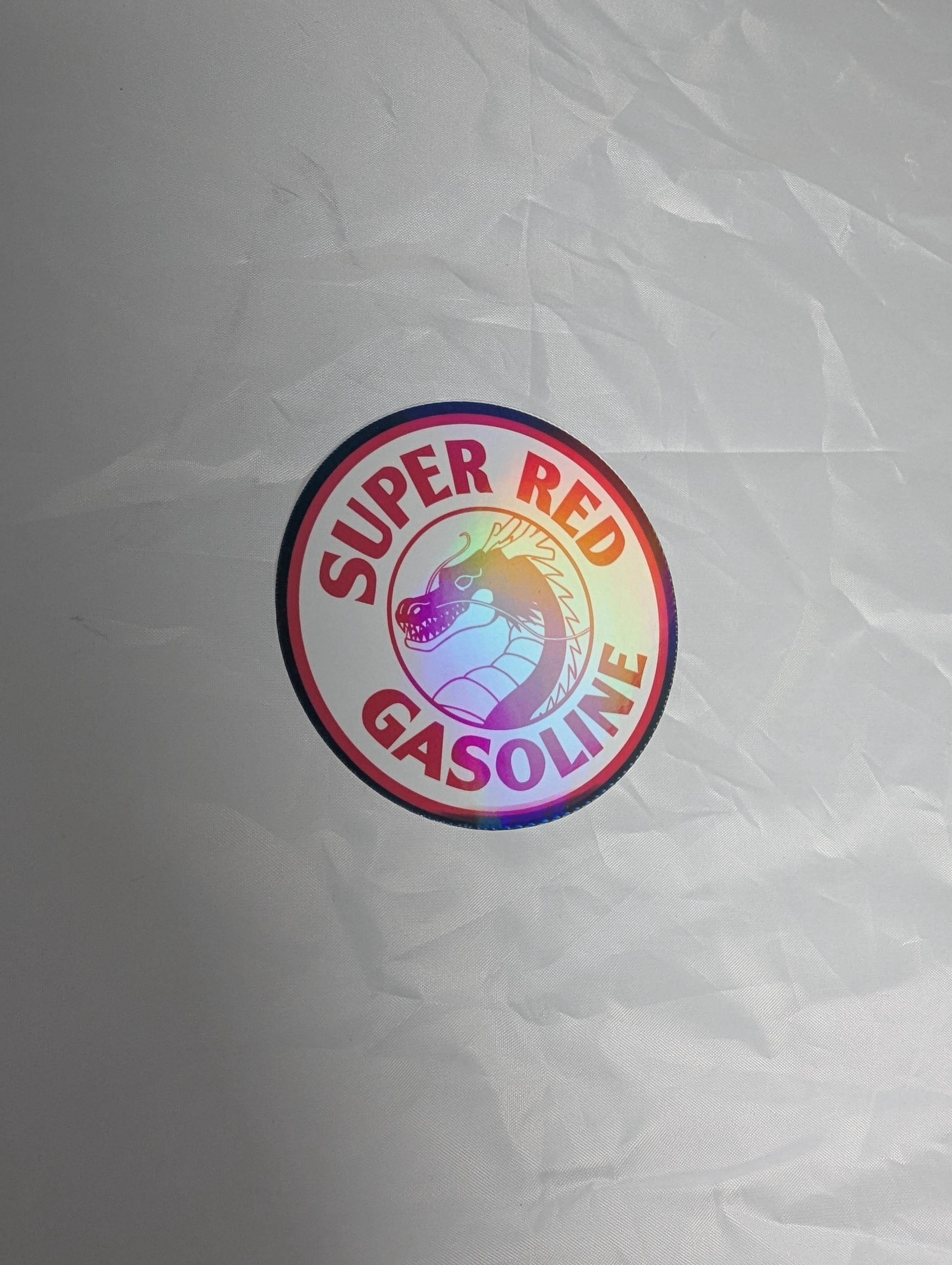 Pop Culture Mascot Sticker Set: Gas, Oil, Car Wash (6 Stickers)