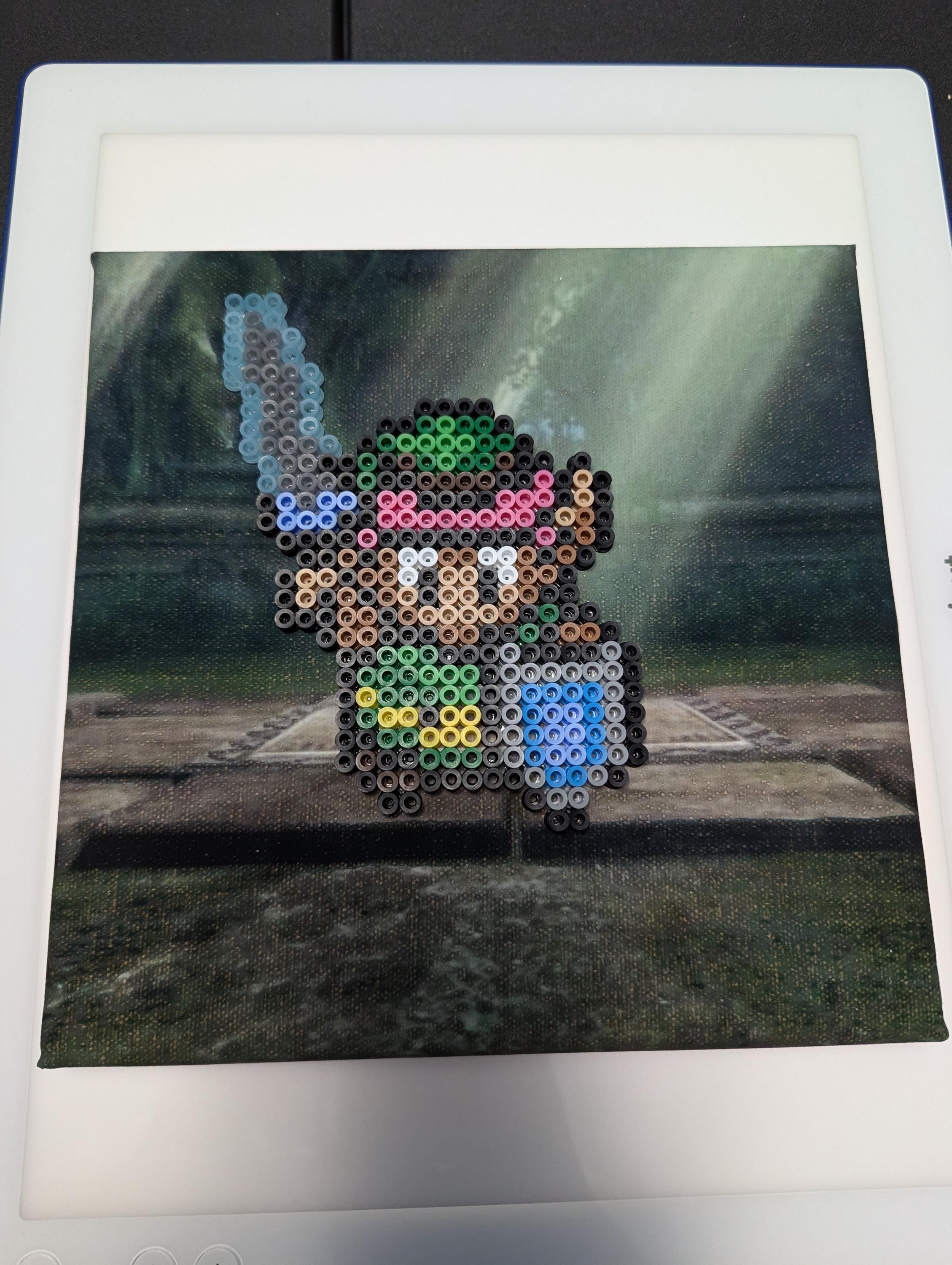 A Link to the Past inspired Perler Canvas