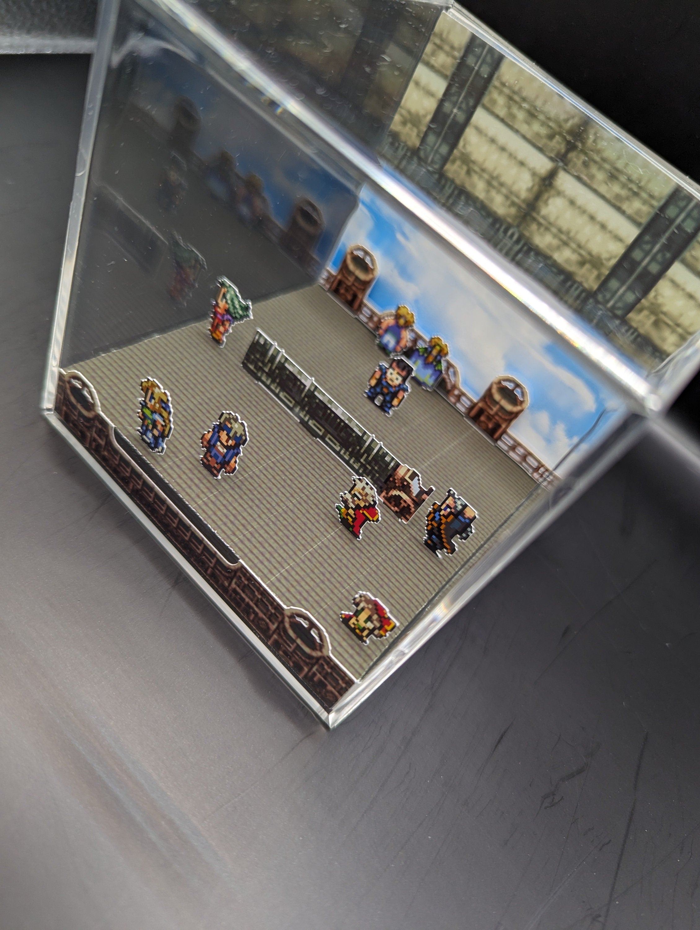 Airship Blackjack Diorama Cube