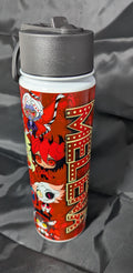 22 Oz customizable water bottle inspired by Hazbin Hotel