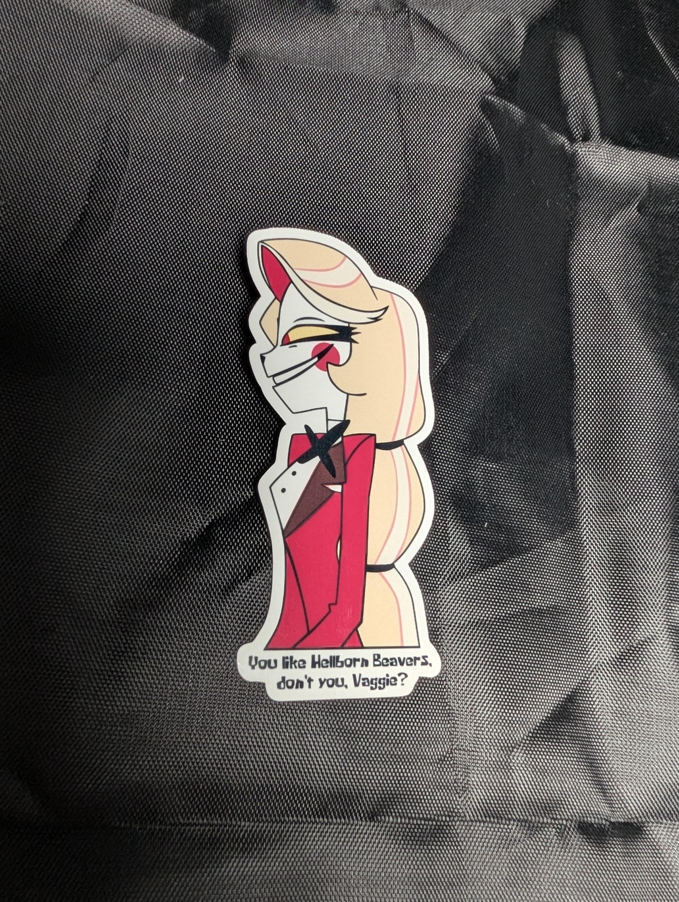 Hazbin Hotel inspired Pun Sticker Set