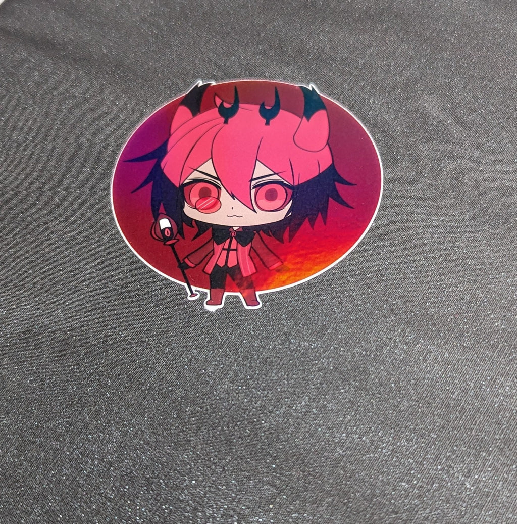 Hazbin Hotel inspired chibi sticker Set Version 1