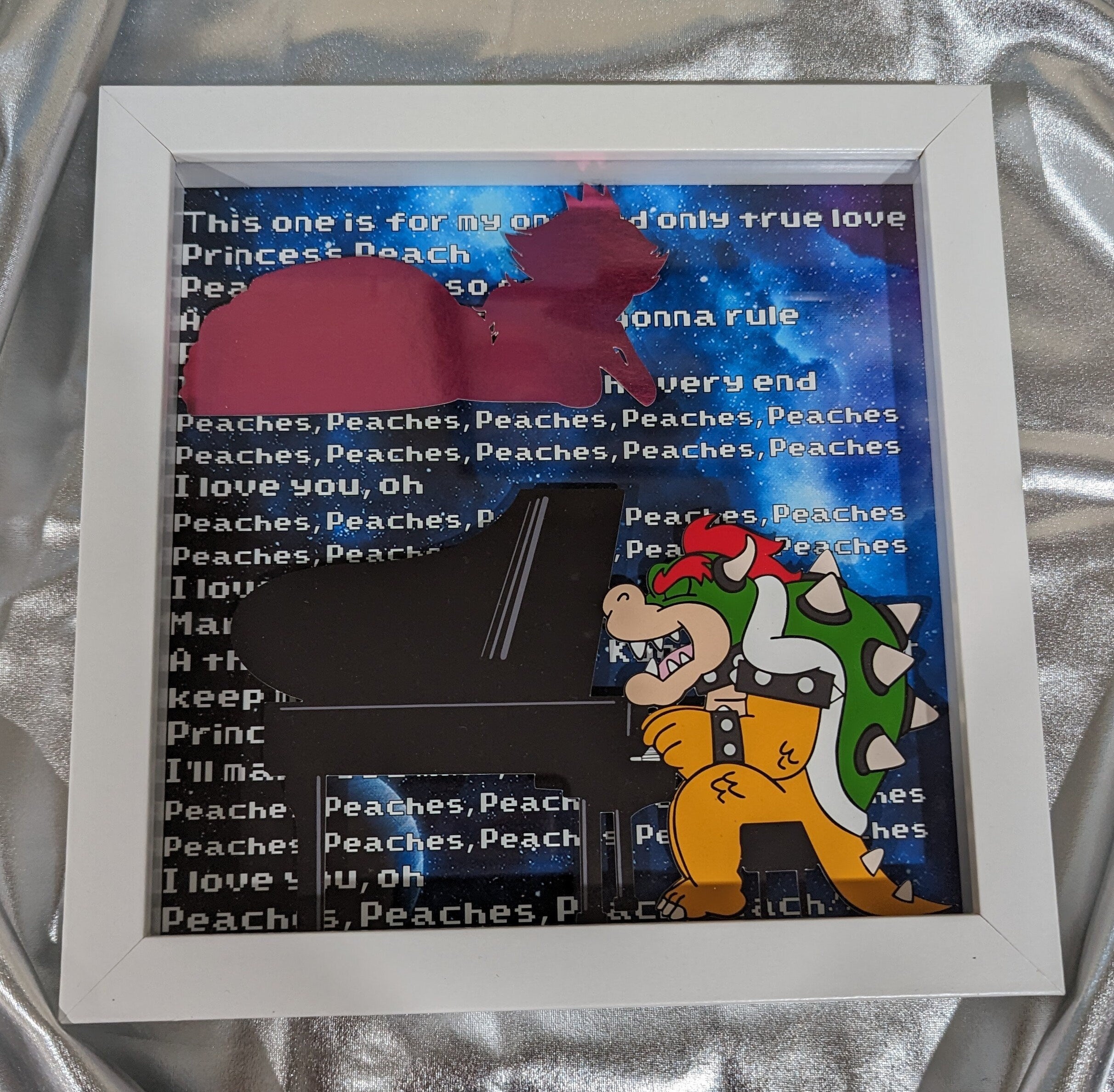 Peaches Inspired Shadow Box