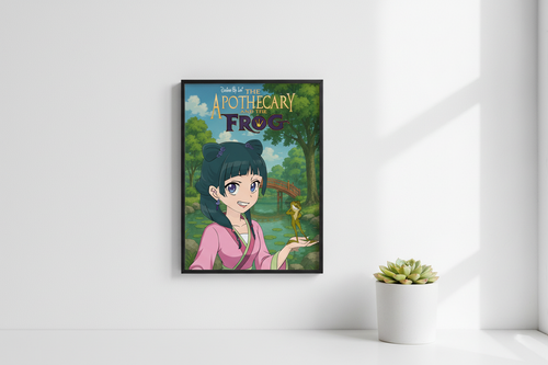 Apothecary and the Frog Art Print